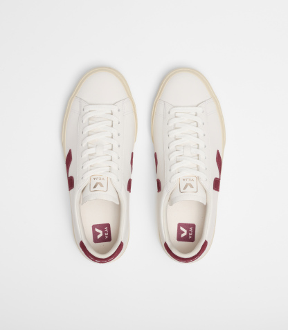 CAMPO LEATHER WHITE GRENAT