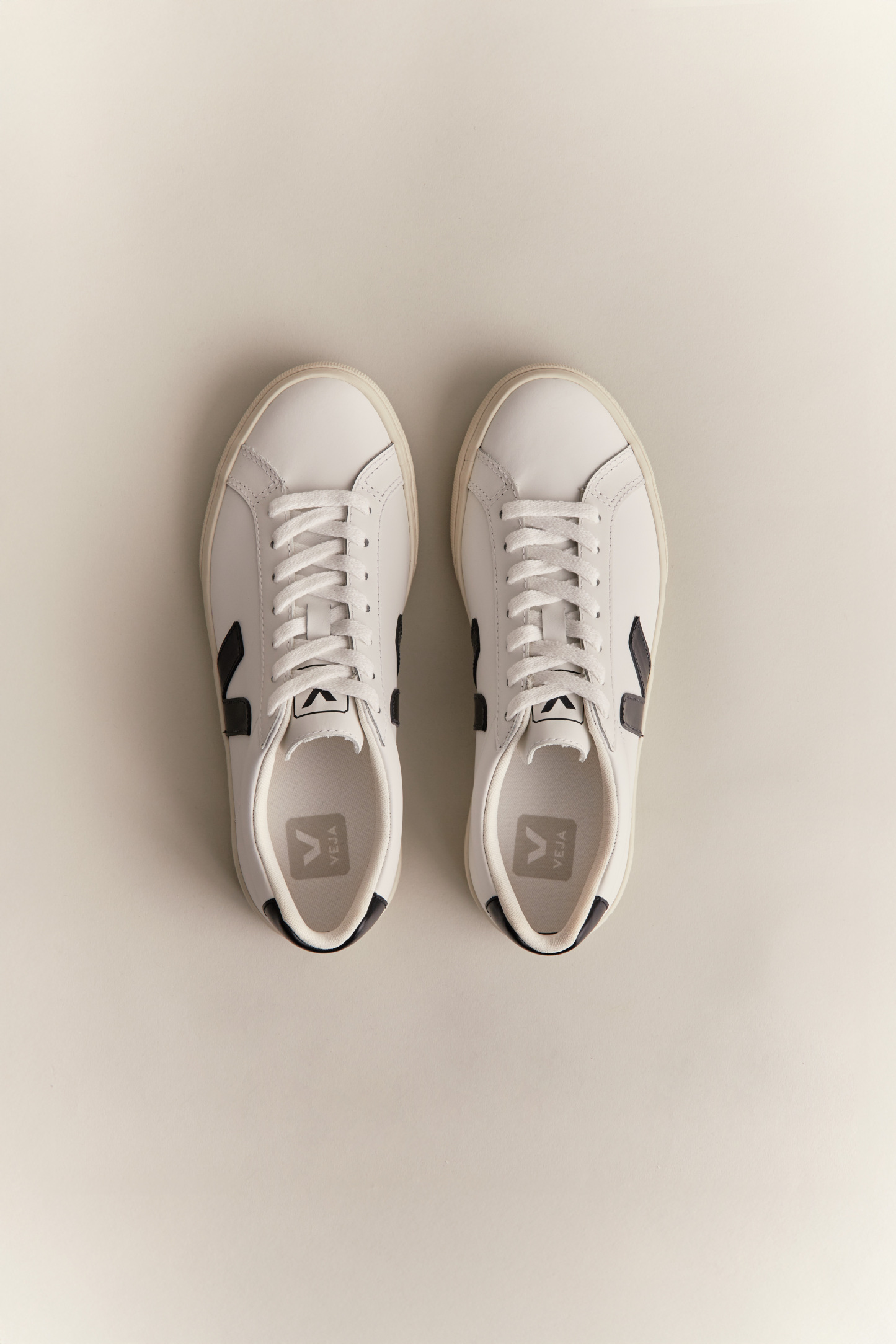 ESPLAR LEATHER WHITE BLACK
