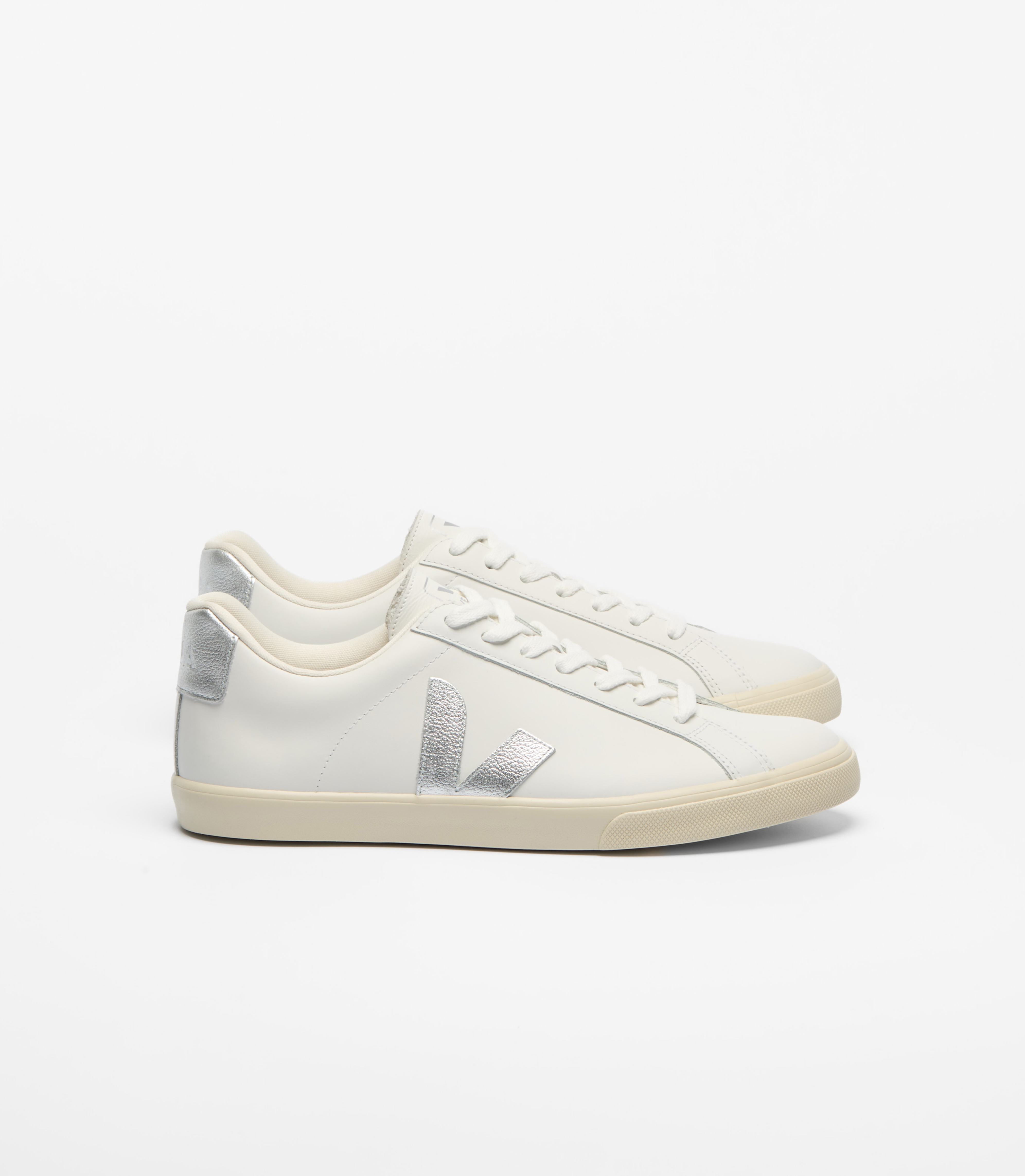 ESPLAR LEATHER WHITE SILVER