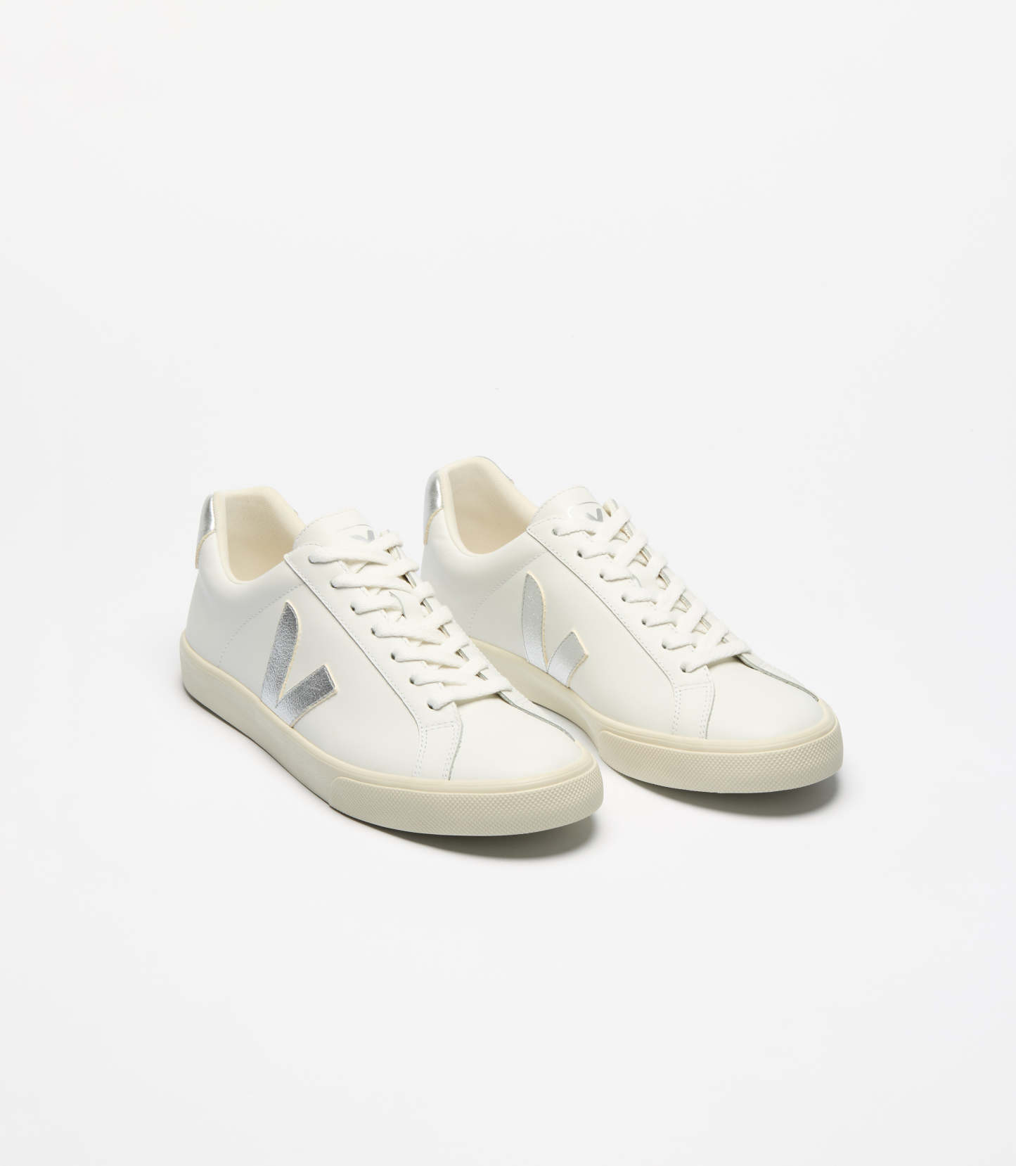 ESPLAR LEATHER WHITE SILVER