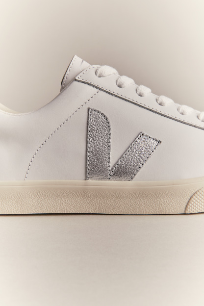ESPLAR LEATHER WHITE SILVER