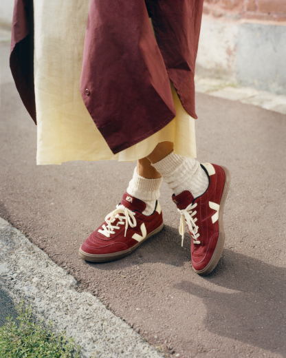 PANENKA SUEDE GRENAT SUN BARK