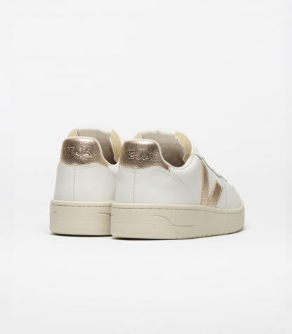 V-10 LEATHER WHITE PLATINE