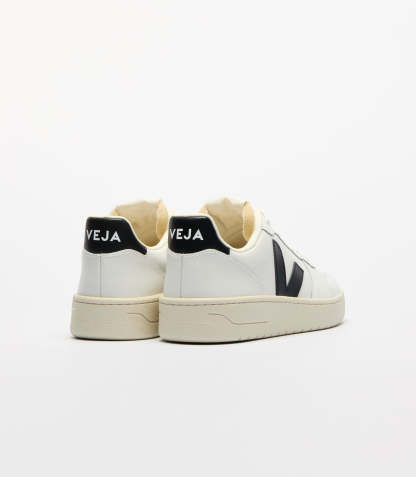 V-10 LEATHER WHITE BLACK