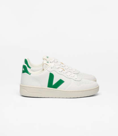 V-10 LEATHER WHITE EMERAUDE