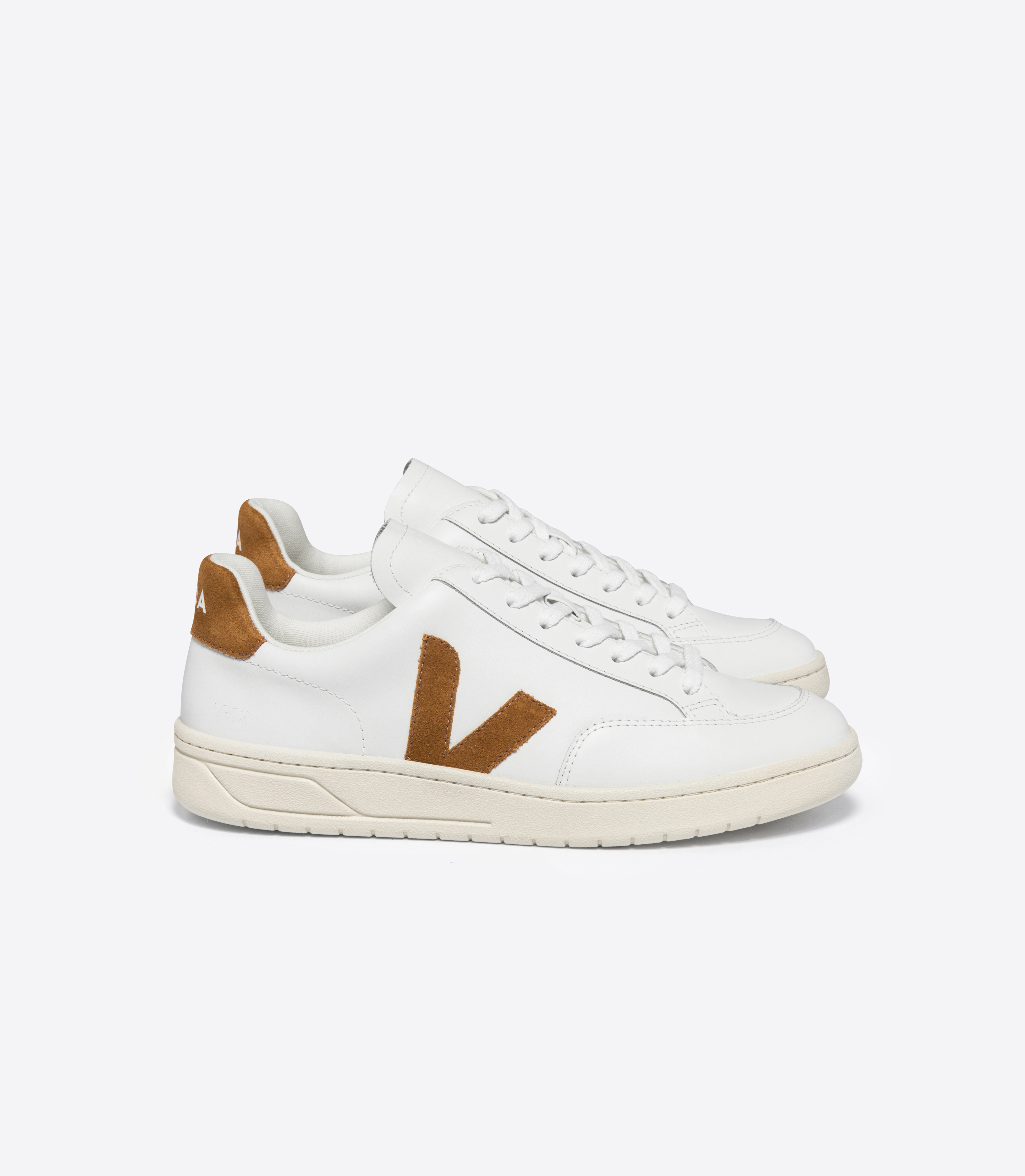 V-12 LEATHER WHITE CAMEL