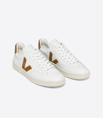 V-12 LEATHER WHITE CAMEL
