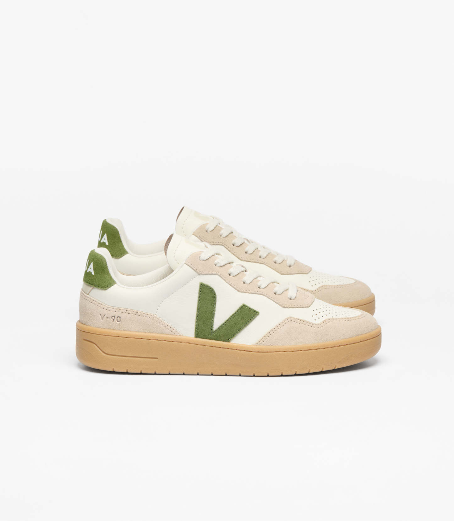 V-90 LEATHER PURE KIWI ALMOND NATURAL