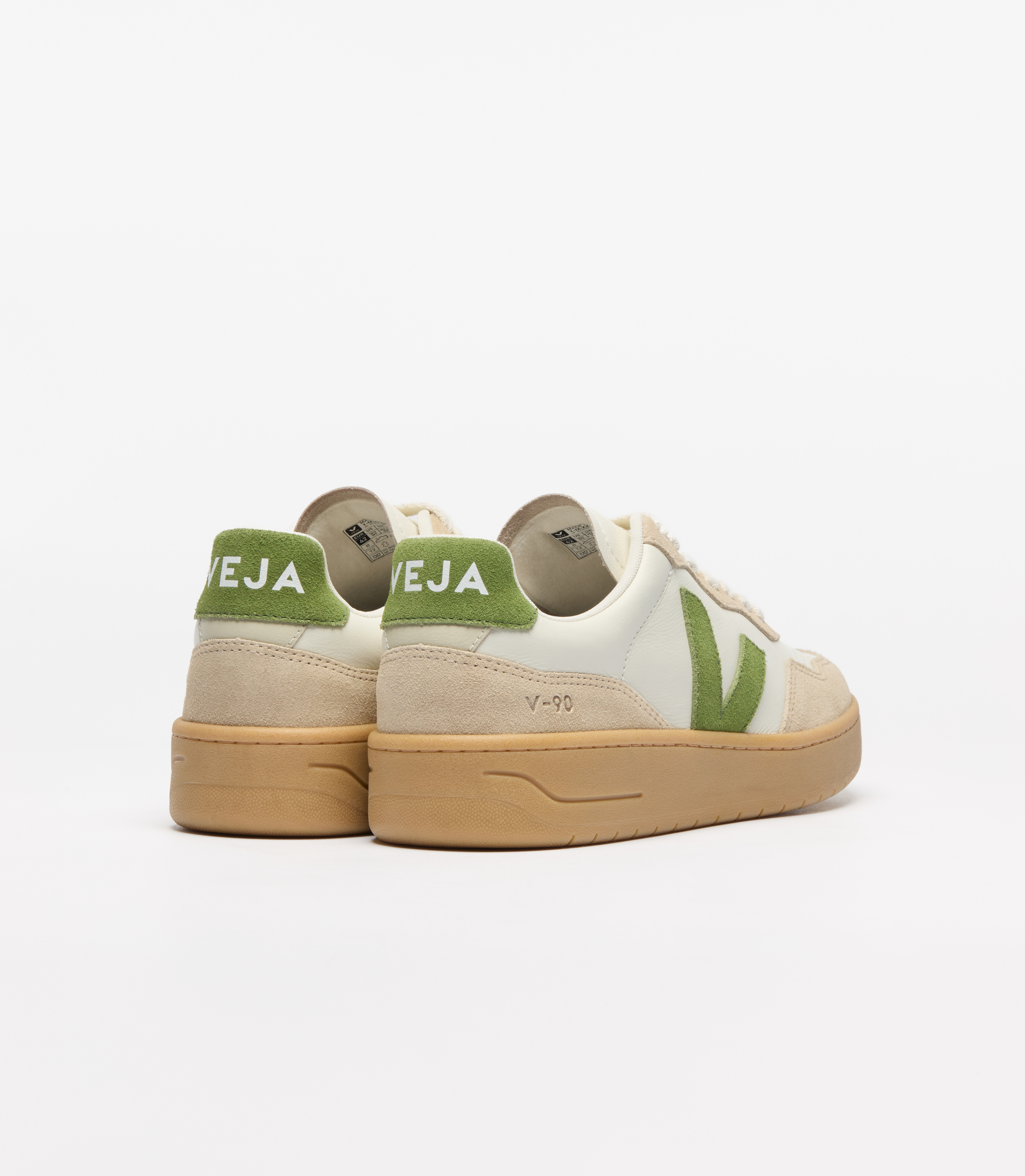 V-90 LEATHER PURE KIWI ALMOND NATURAL