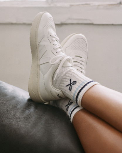 V-90 LEATHER WHITE