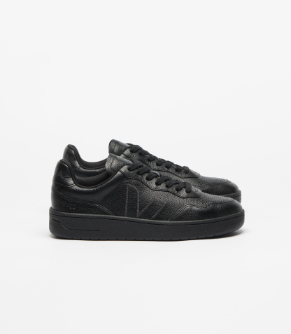 V-90 GRAINED OILED LEATHER FULL BLACK