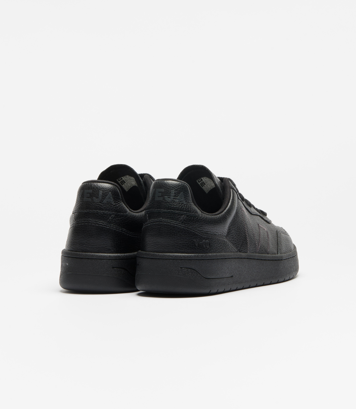 V-90 GRAINED OILED LEATHER FULL BLACK