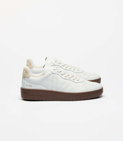 V-90 LEATHER WHITE PIERRE ALMOND