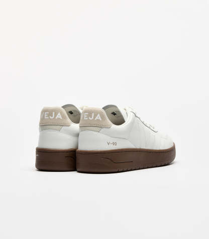 V-90 LEATHER WHITE PIERRE ALMOND