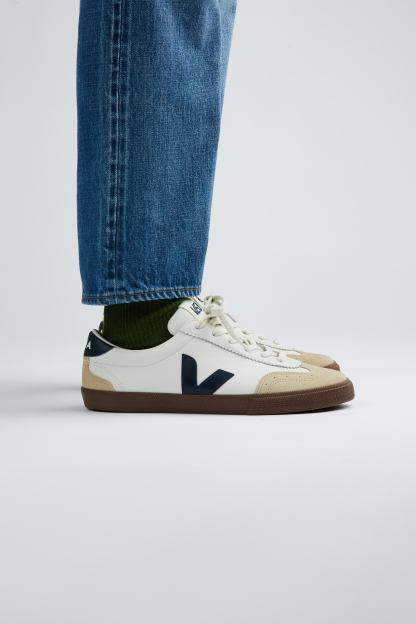 VOLLEY LEATHER WHITE NAUTICO BARK