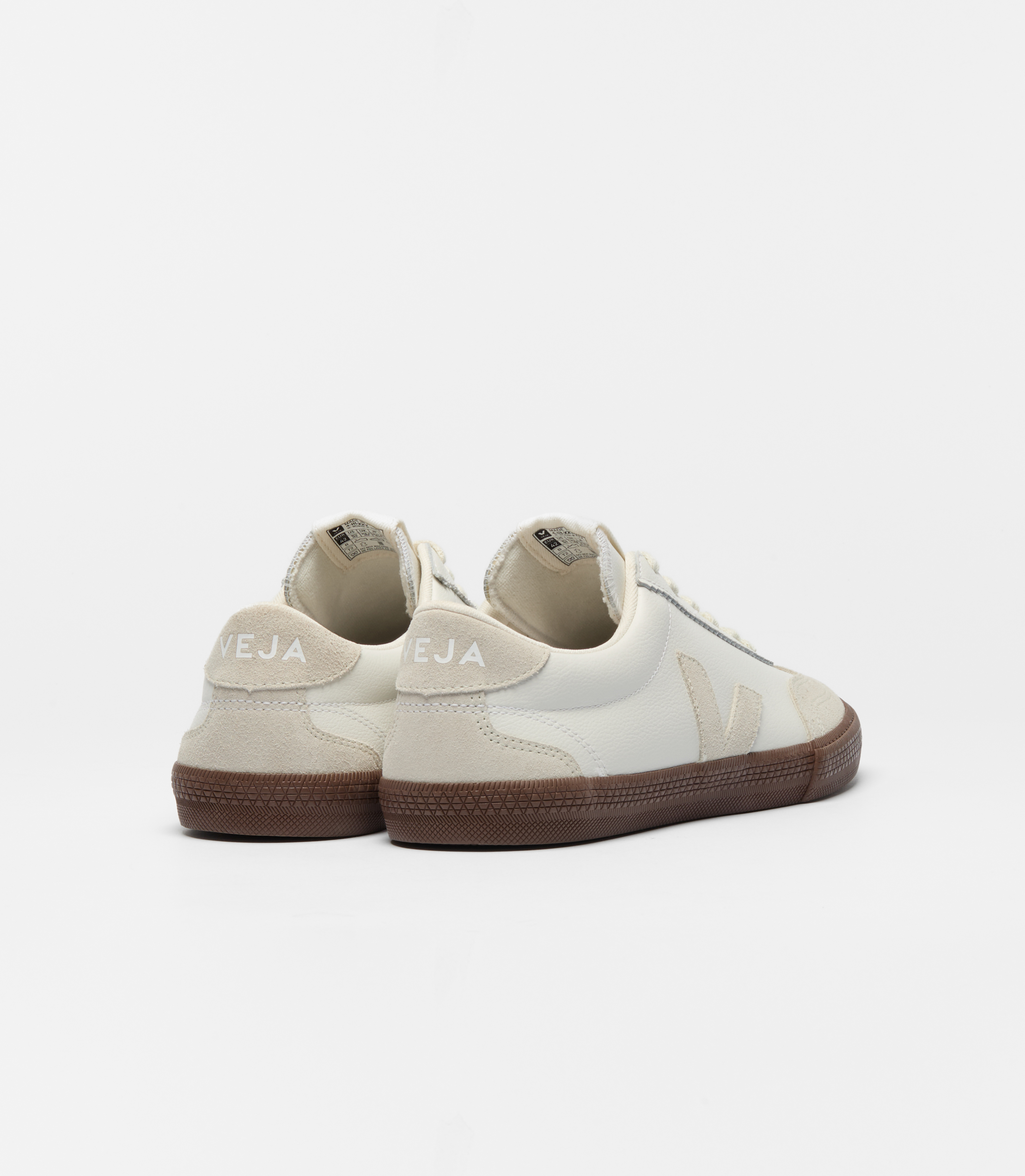 VOLLEY LEATHER WHITE NATURAL BARK