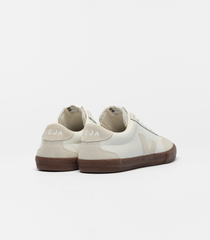 VOLLEY LEATHER WHITE NATURAL BARK