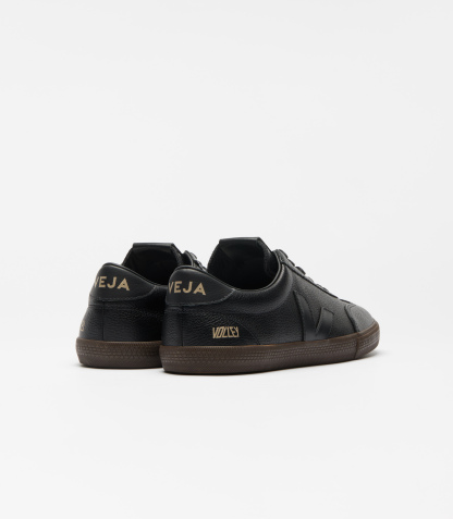 VOLLEY SIGNATURE GRAINED OILED LEATHER BLACK EAGLE