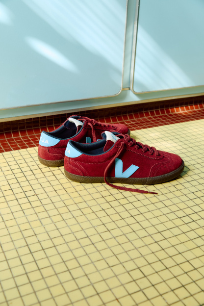 VOLLEY SUEDE GRENAT AQUA EAGLE