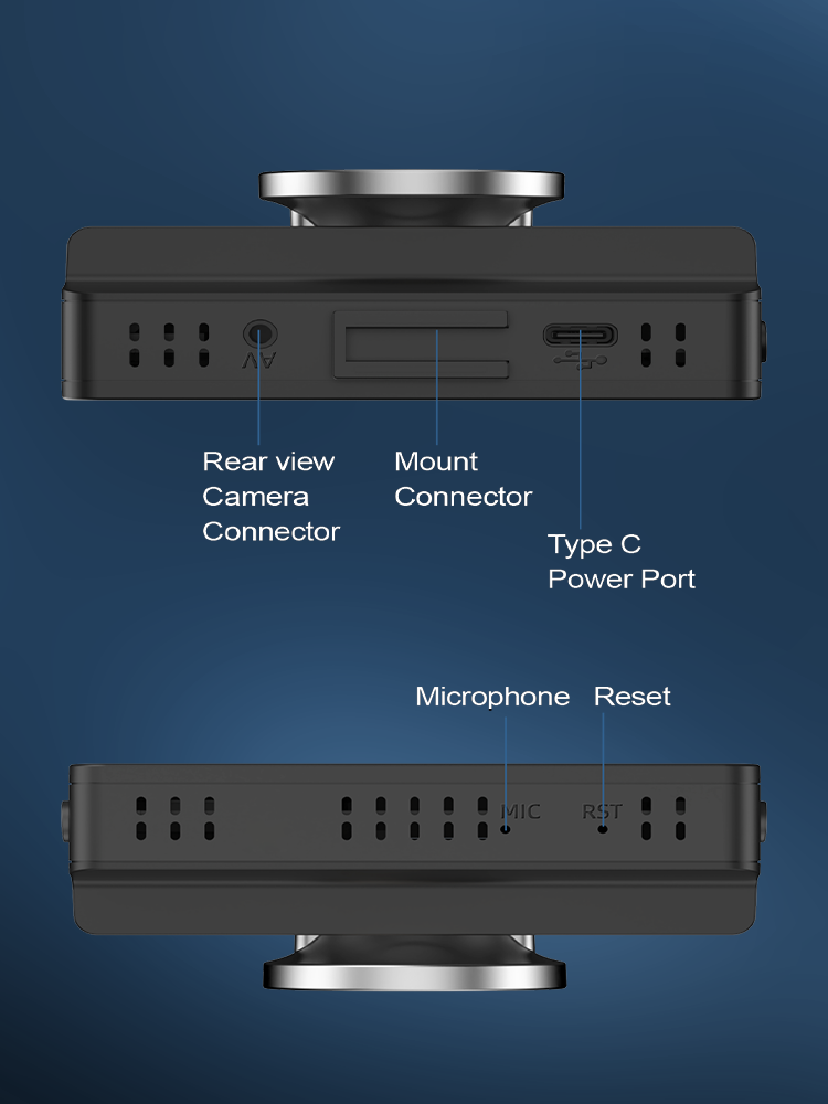 A15G Type-C power port, rear camera connector and mount connector