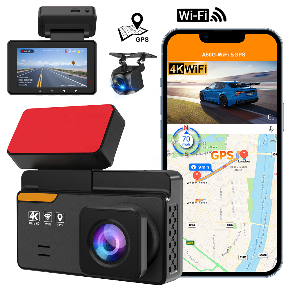 Milerong 3-Inch Dash Cam Screen and Lens