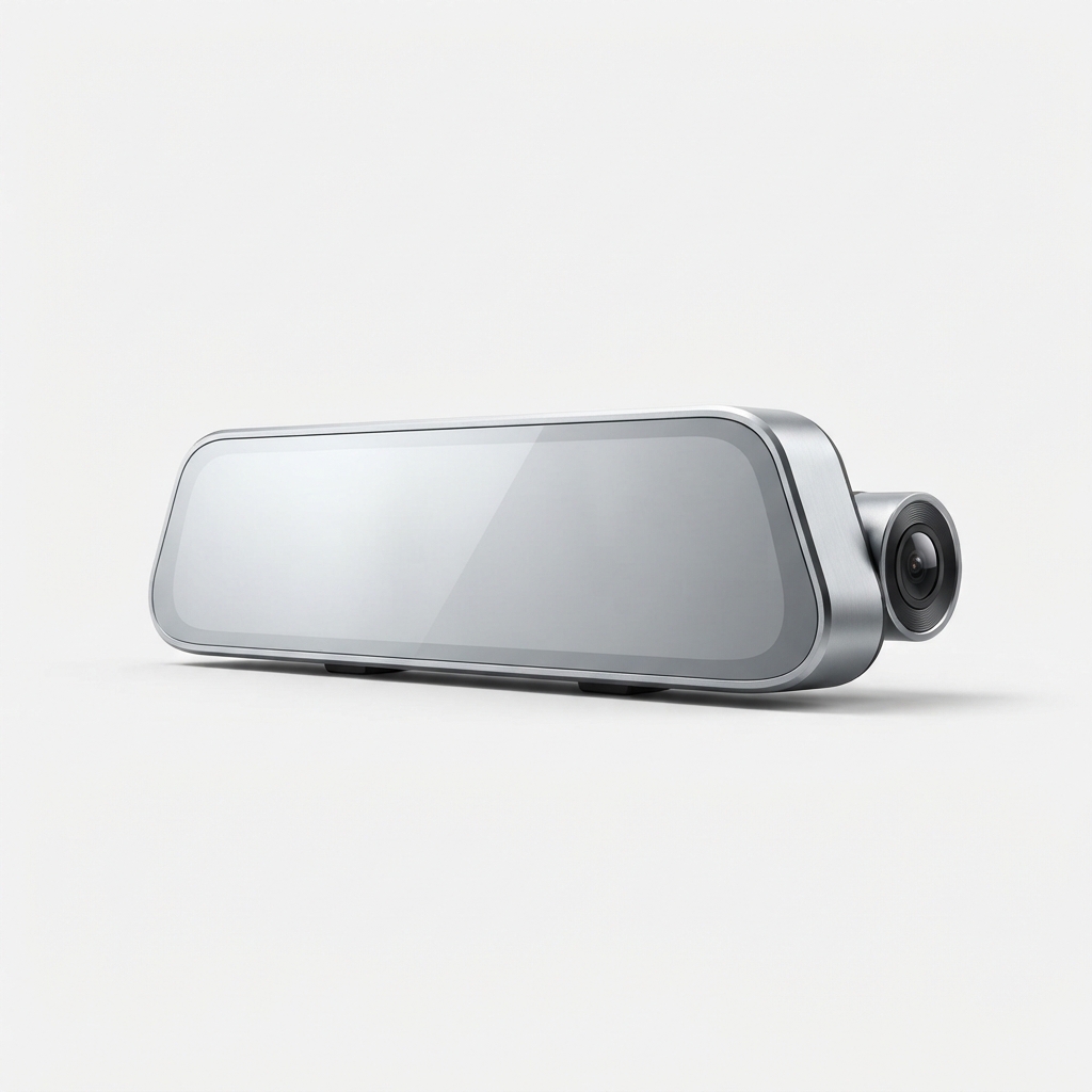 SoftDrive mirror dash cam with wide integrated screen