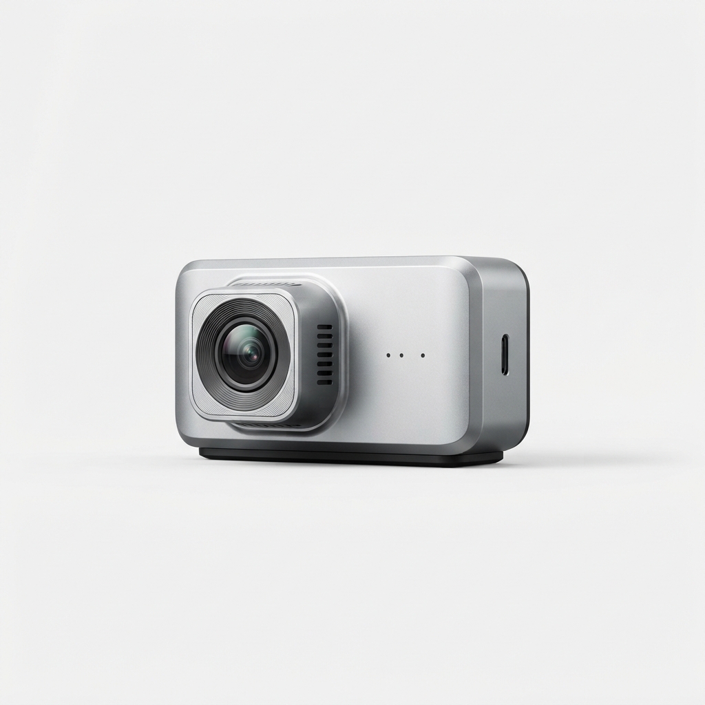 SoftDrive 4K dash cam angled front view