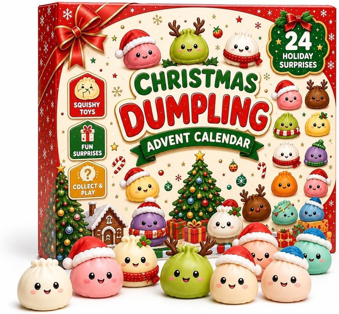 Christmas Squishies Advent Calendar 2026 Adult Edition, 24-Day
