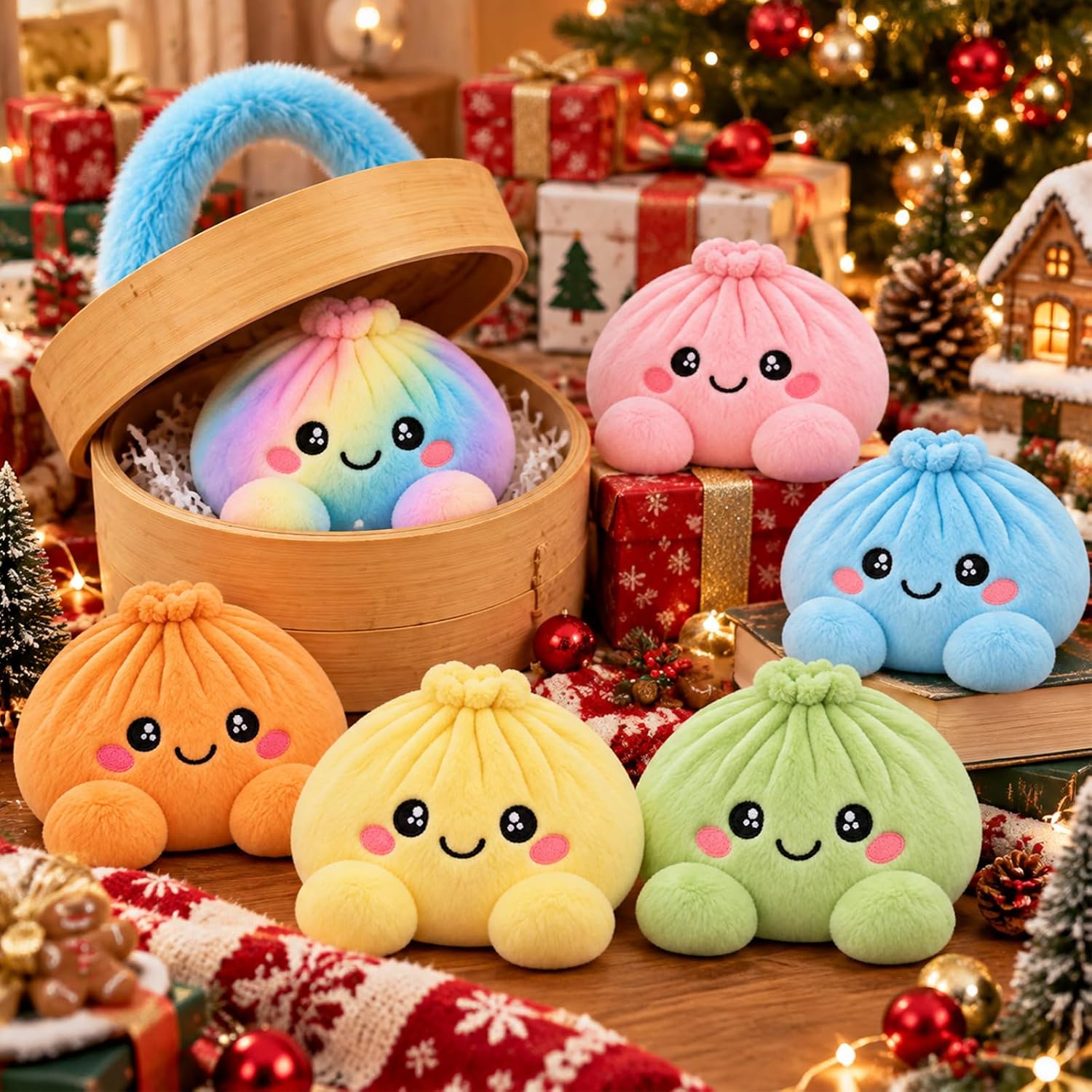 Plush Stuffed Dumpling Squishies