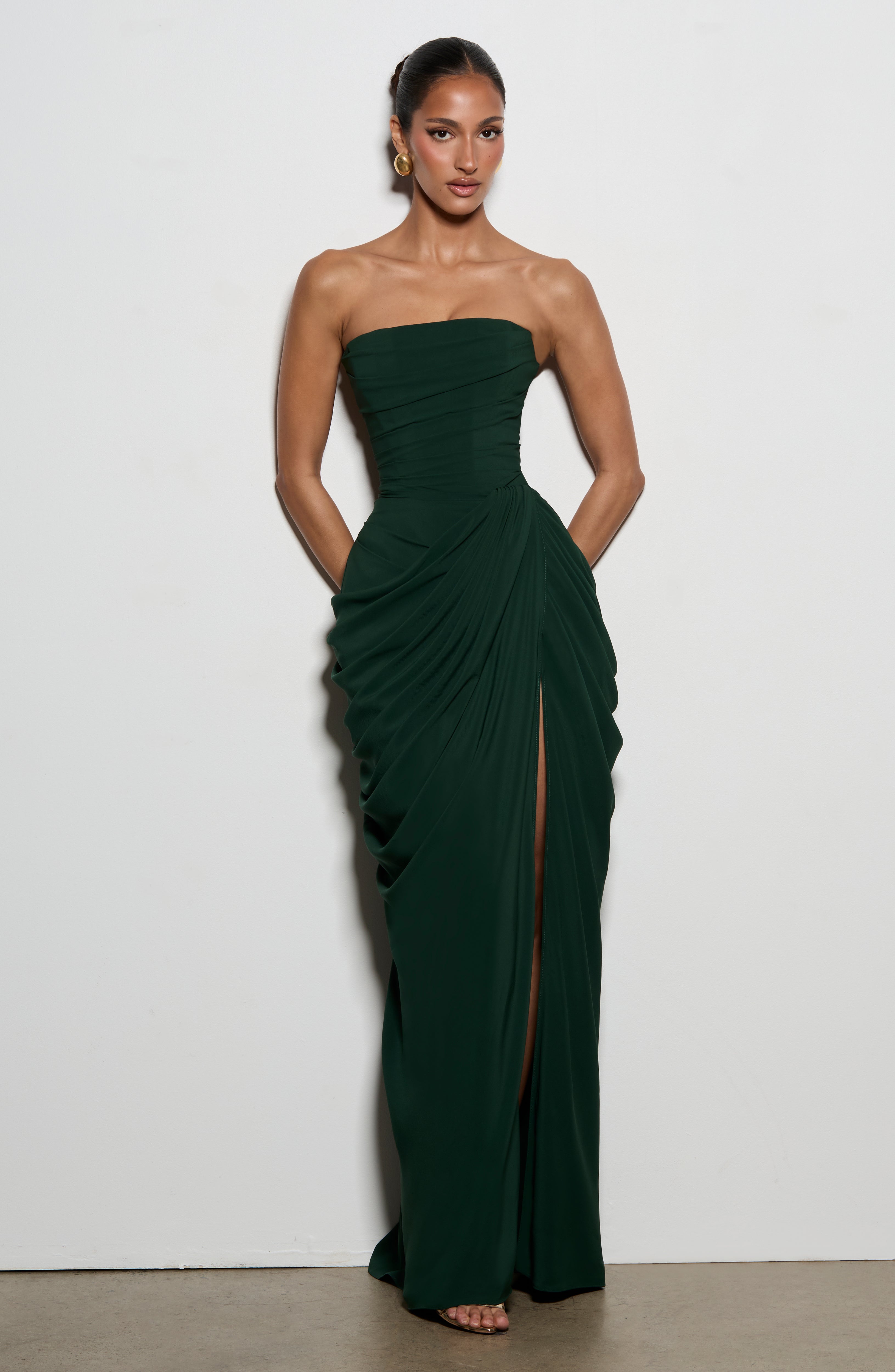 Cyra Maxi Dress - Emerald – Ansicht 9