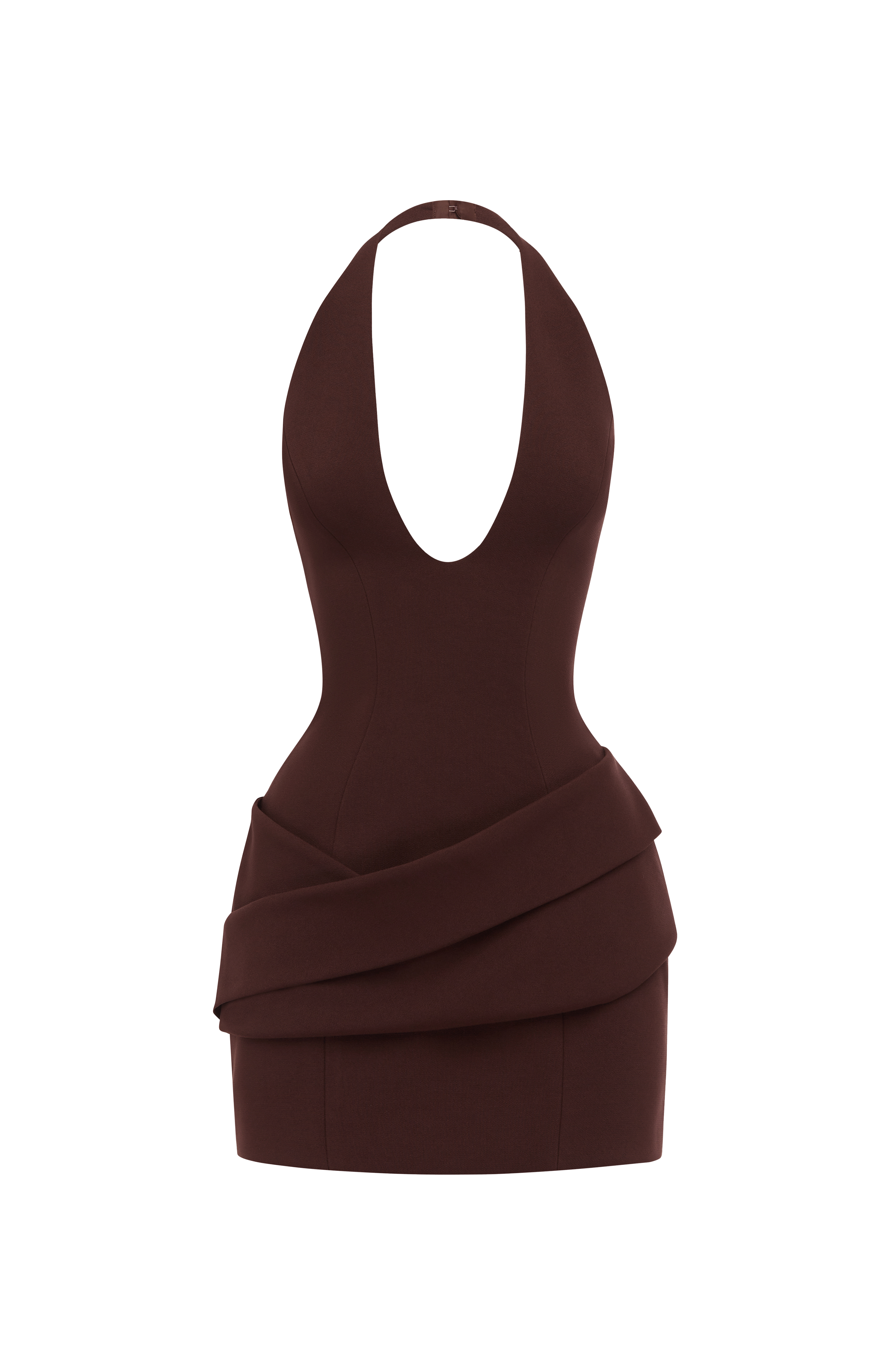 Adaline Mini Dress - Plum Brown – Ansicht 7