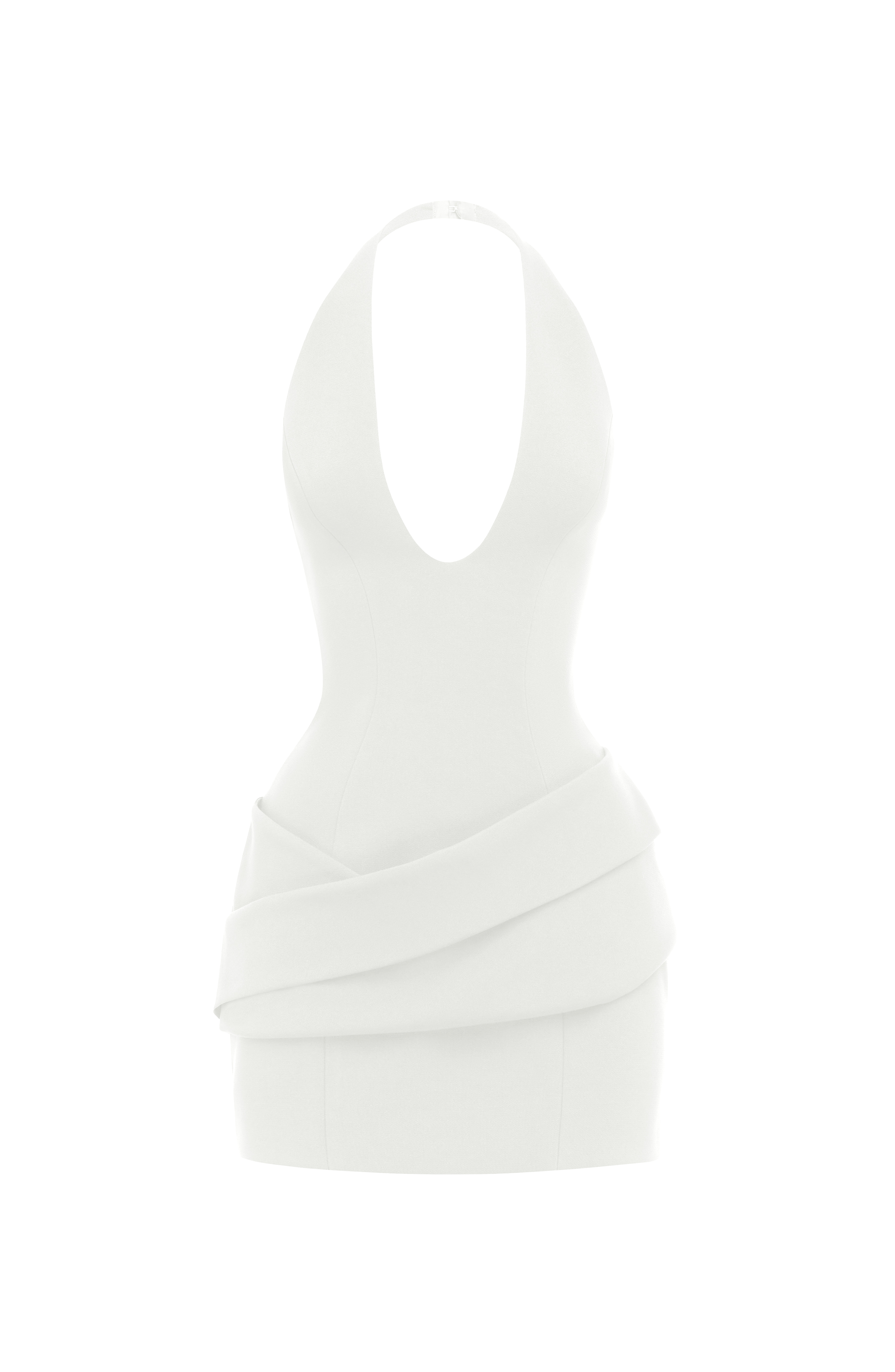 Adaline Mini Dress - Ivory – Ansicht 8