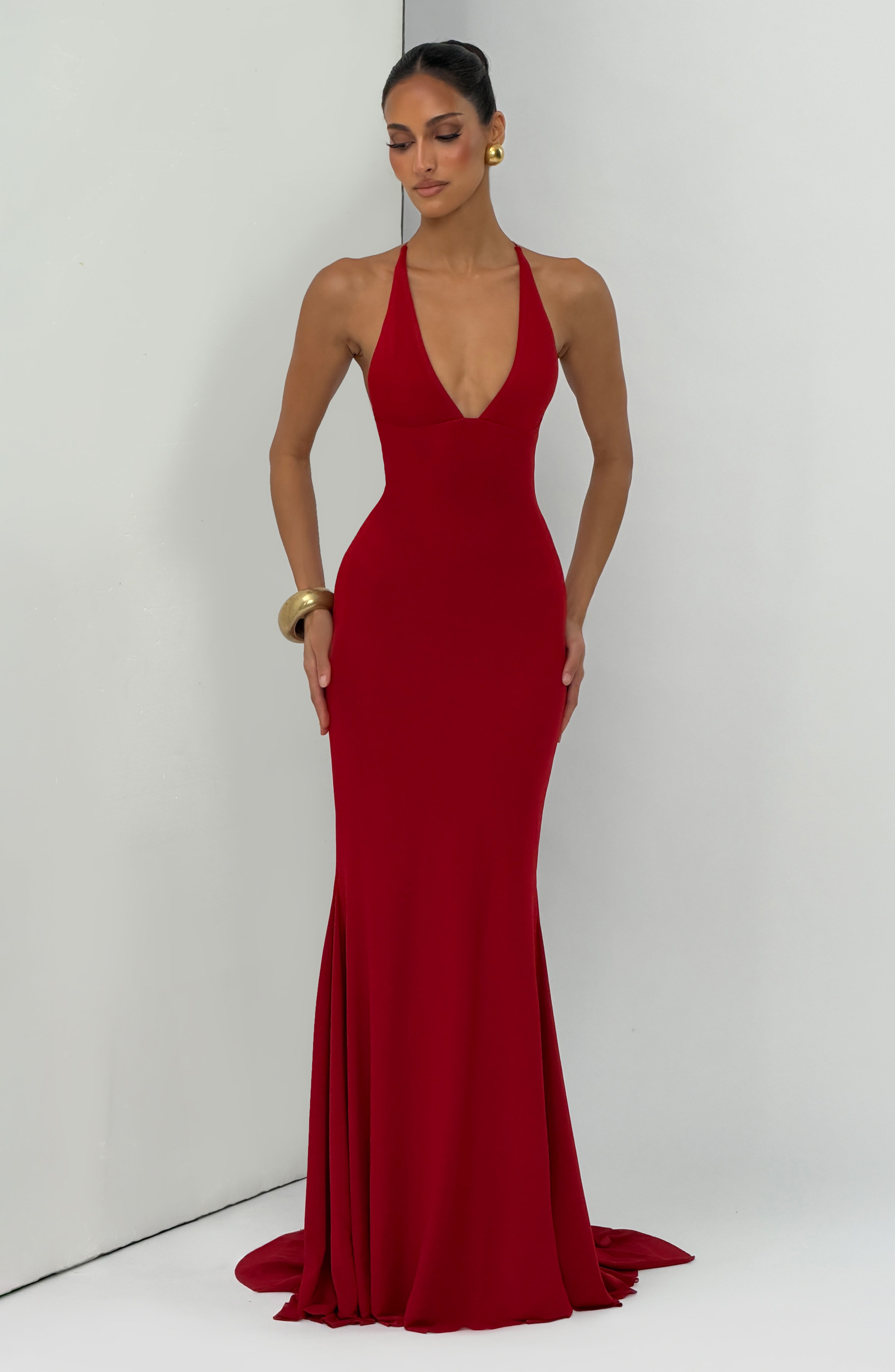 Olenia Gown - Deep Red – Ansicht 6