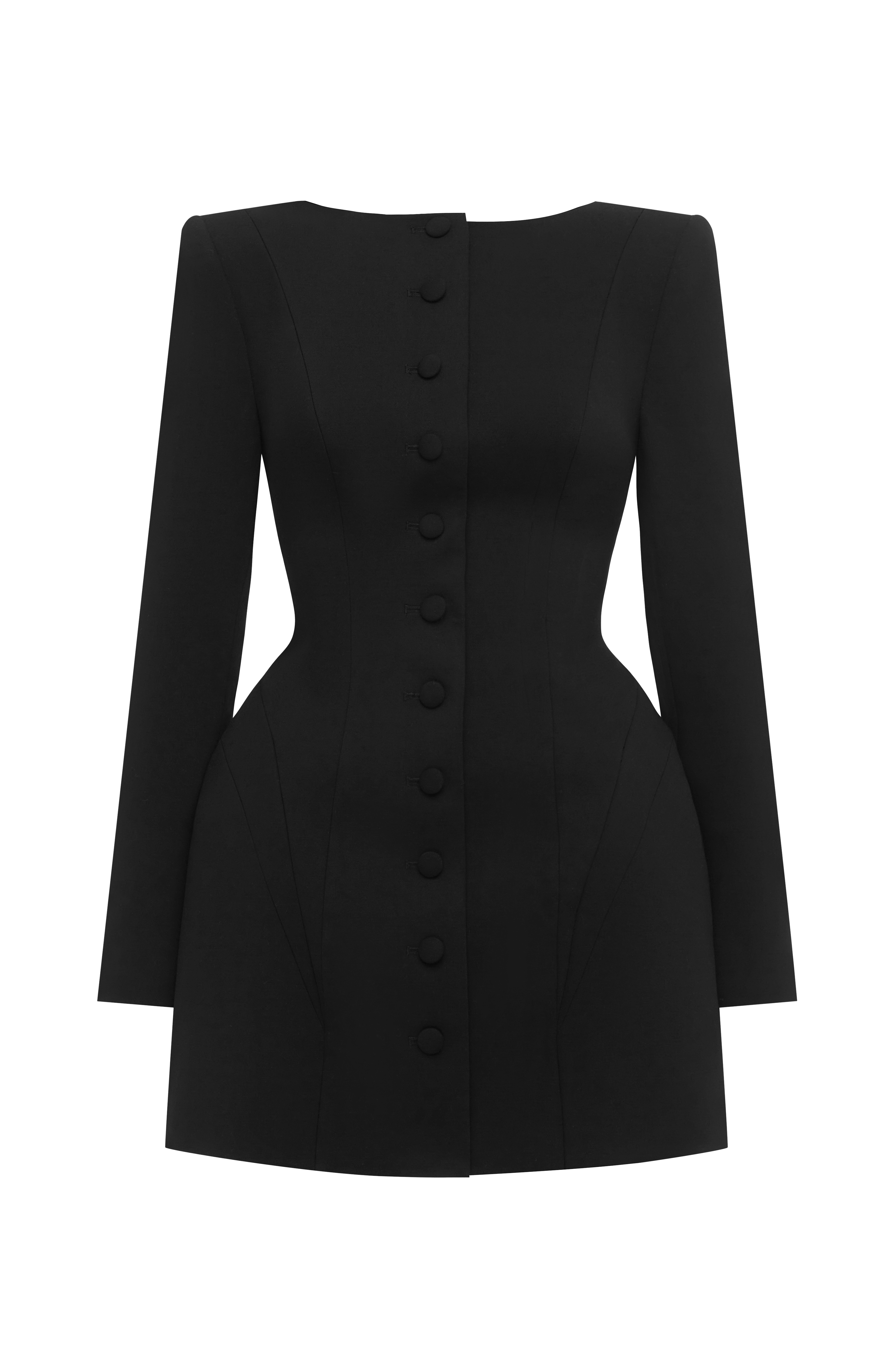 Azzurra Mini Dress - Black – Ansicht 8