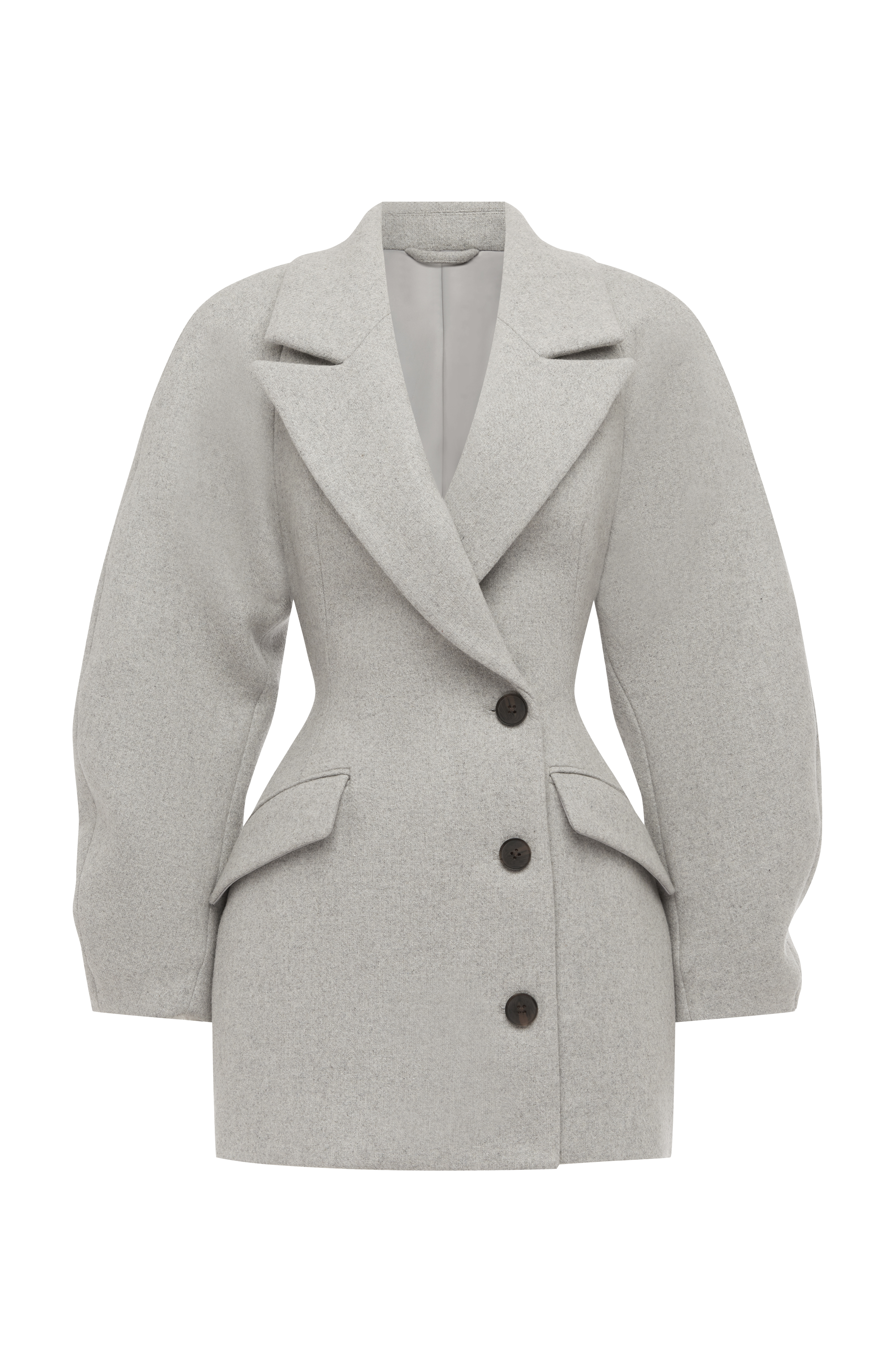 Dylan Blazer Dress - Light Grey – Ansicht 8