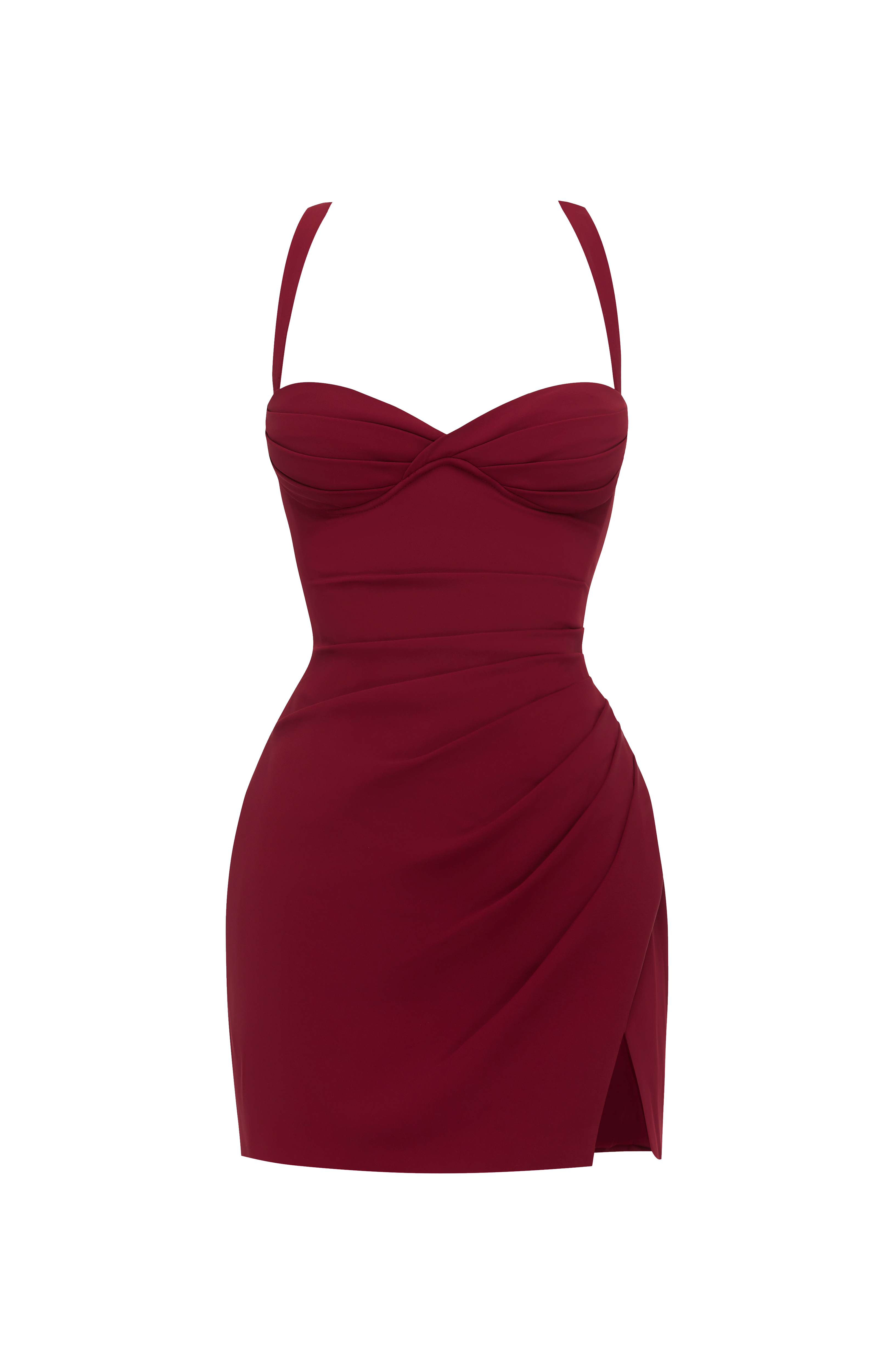 Everette Mini Dress - Burgundy – Ansicht 10