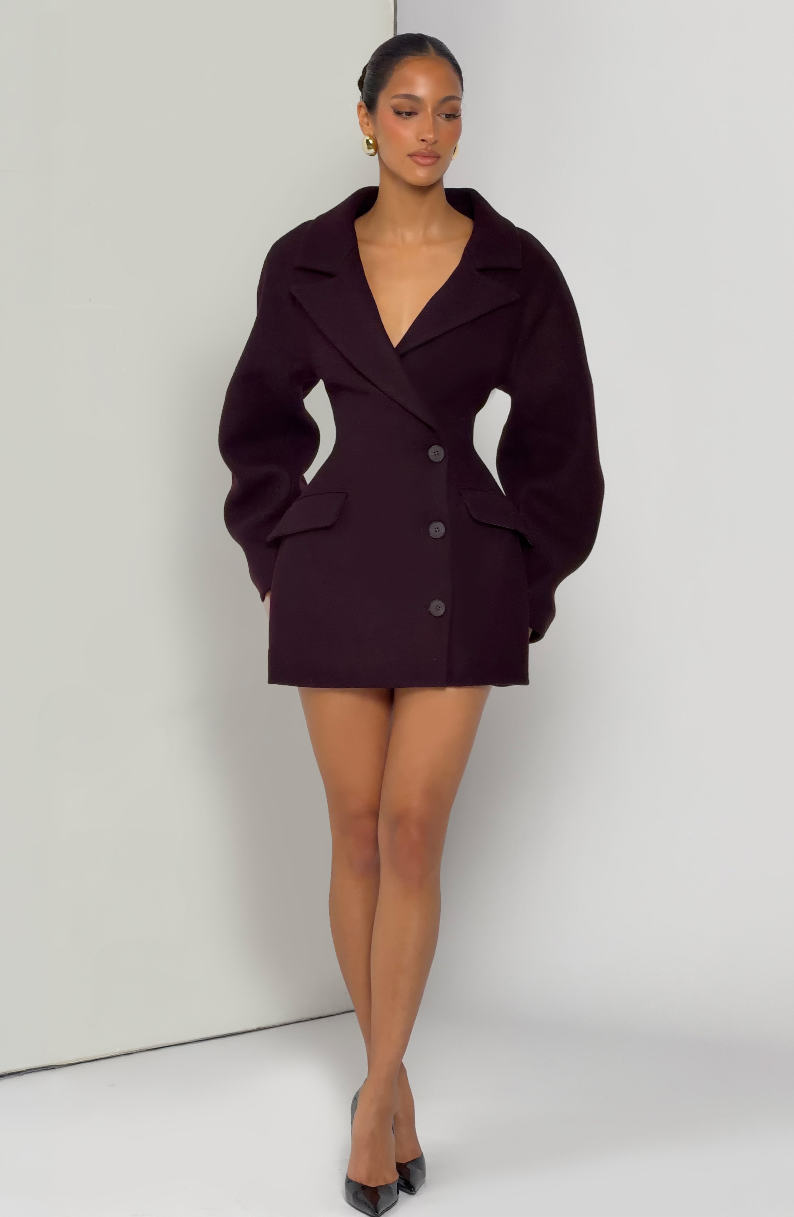 Dylan Blazer Dress - Plum – Ansicht 6