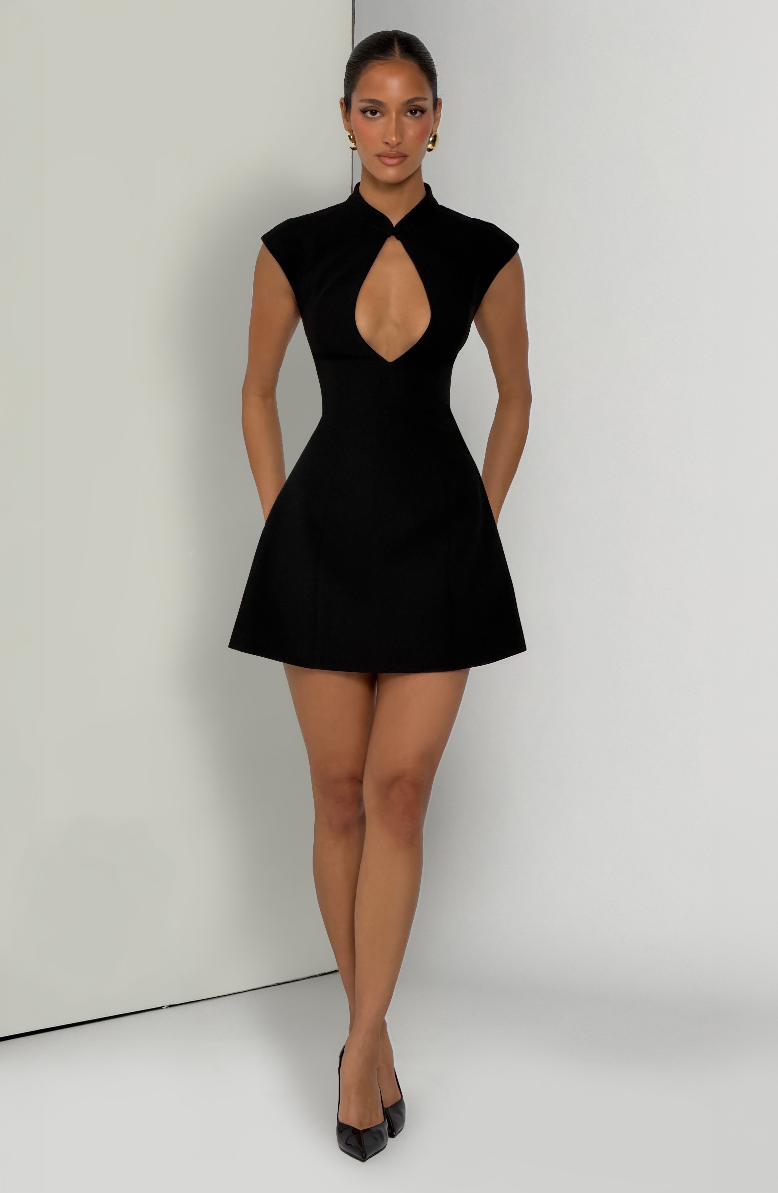 Sakura Mini Dress - Black – Ansicht 5