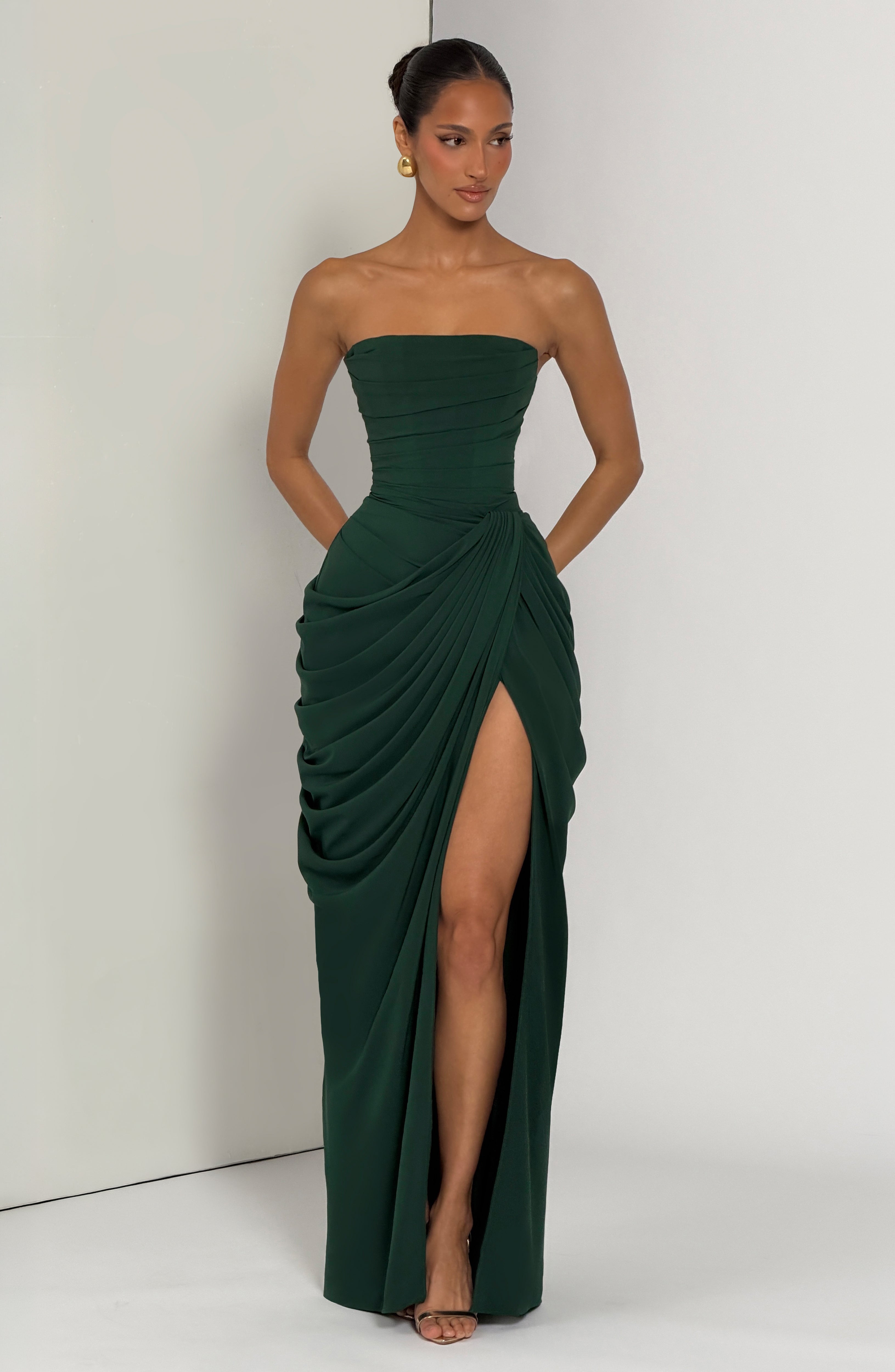 Cyra Maxi Dress - Emerald – Ansicht 13