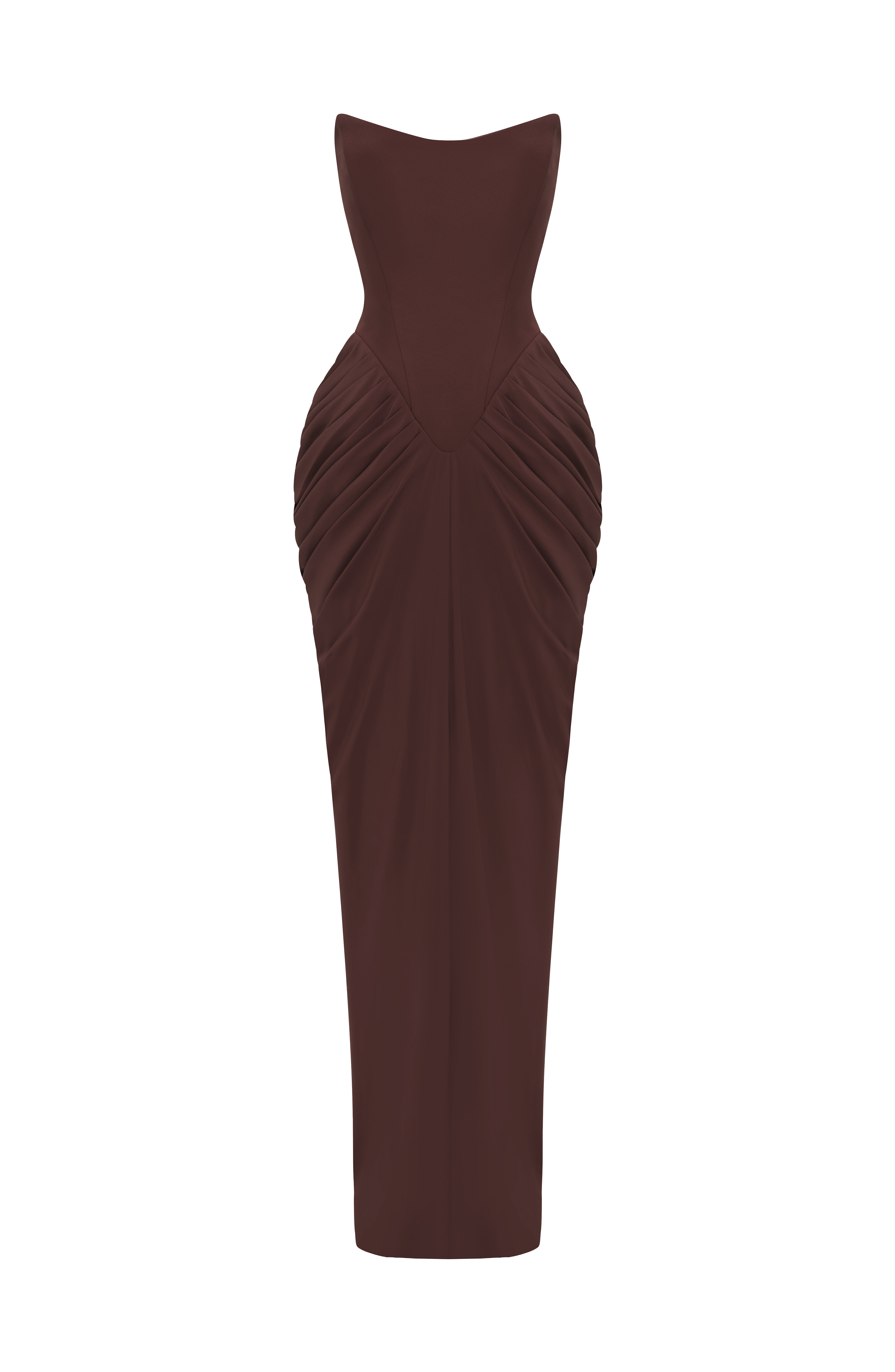 Noura Maxi Dress - Plum Brown – Ansicht 9