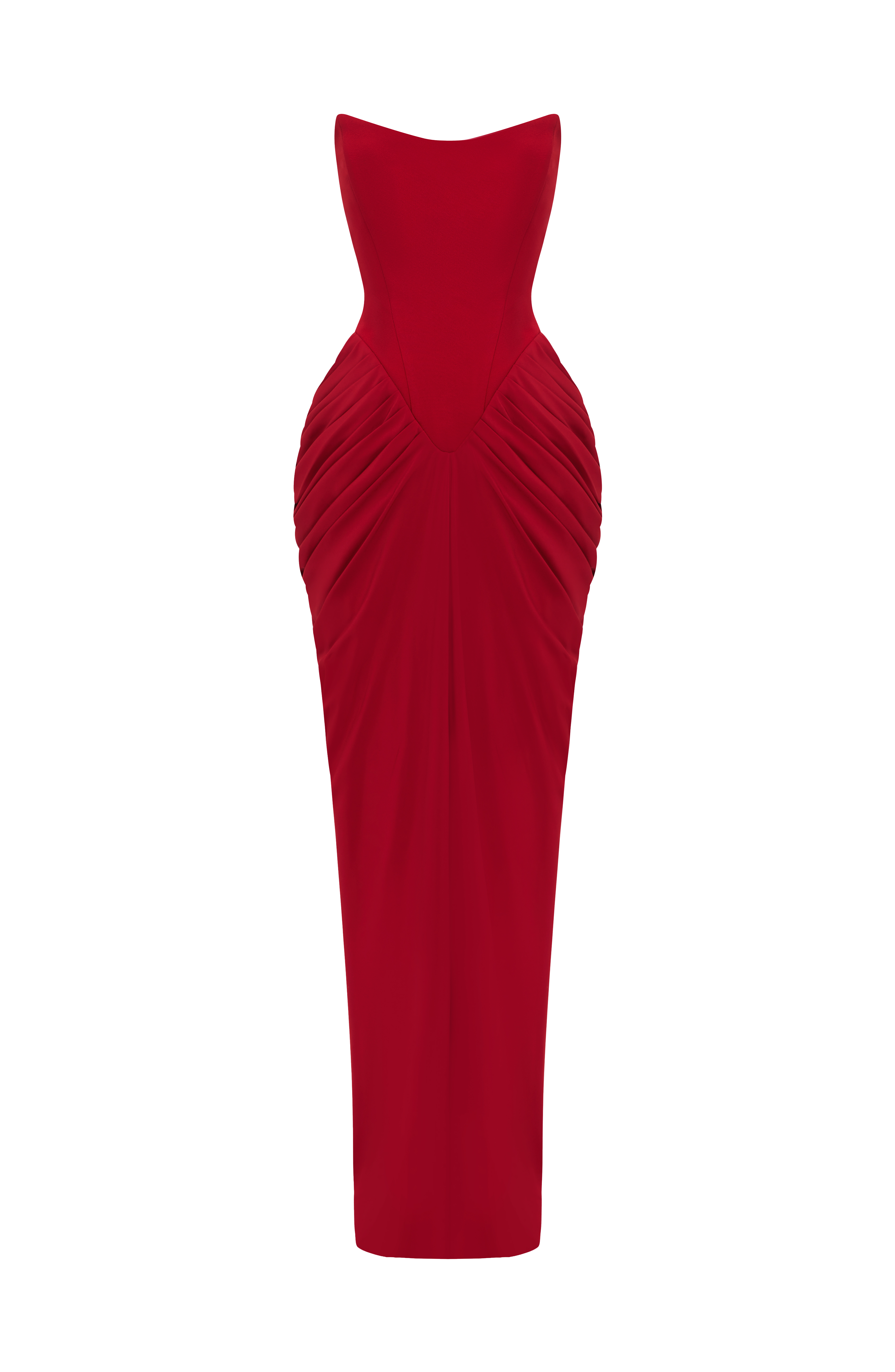 Noura Maxi Dress - Deep Red – Ansicht 8