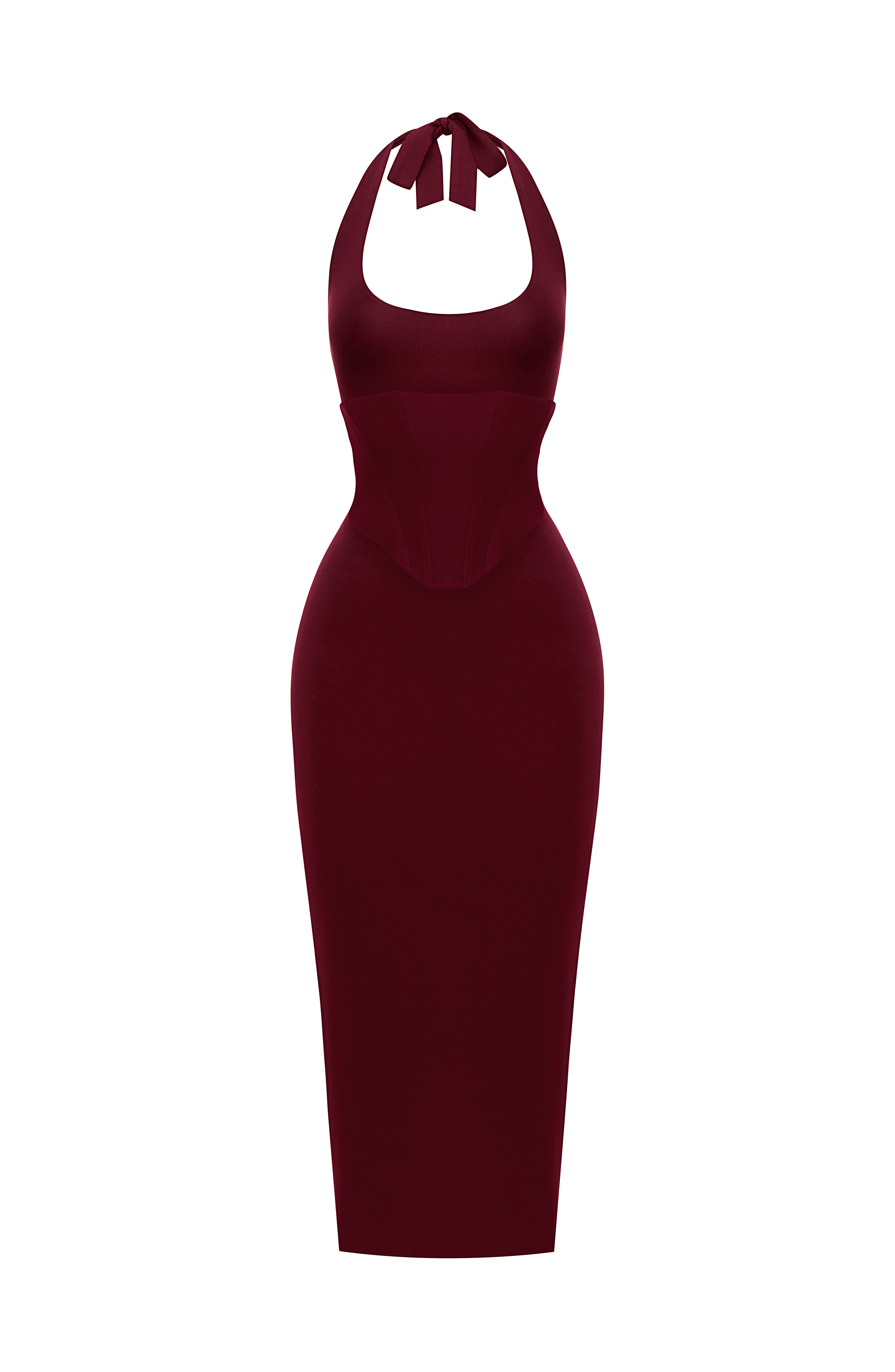 Roberta Midi Dress - Cherry Lacquer – Ansicht 9