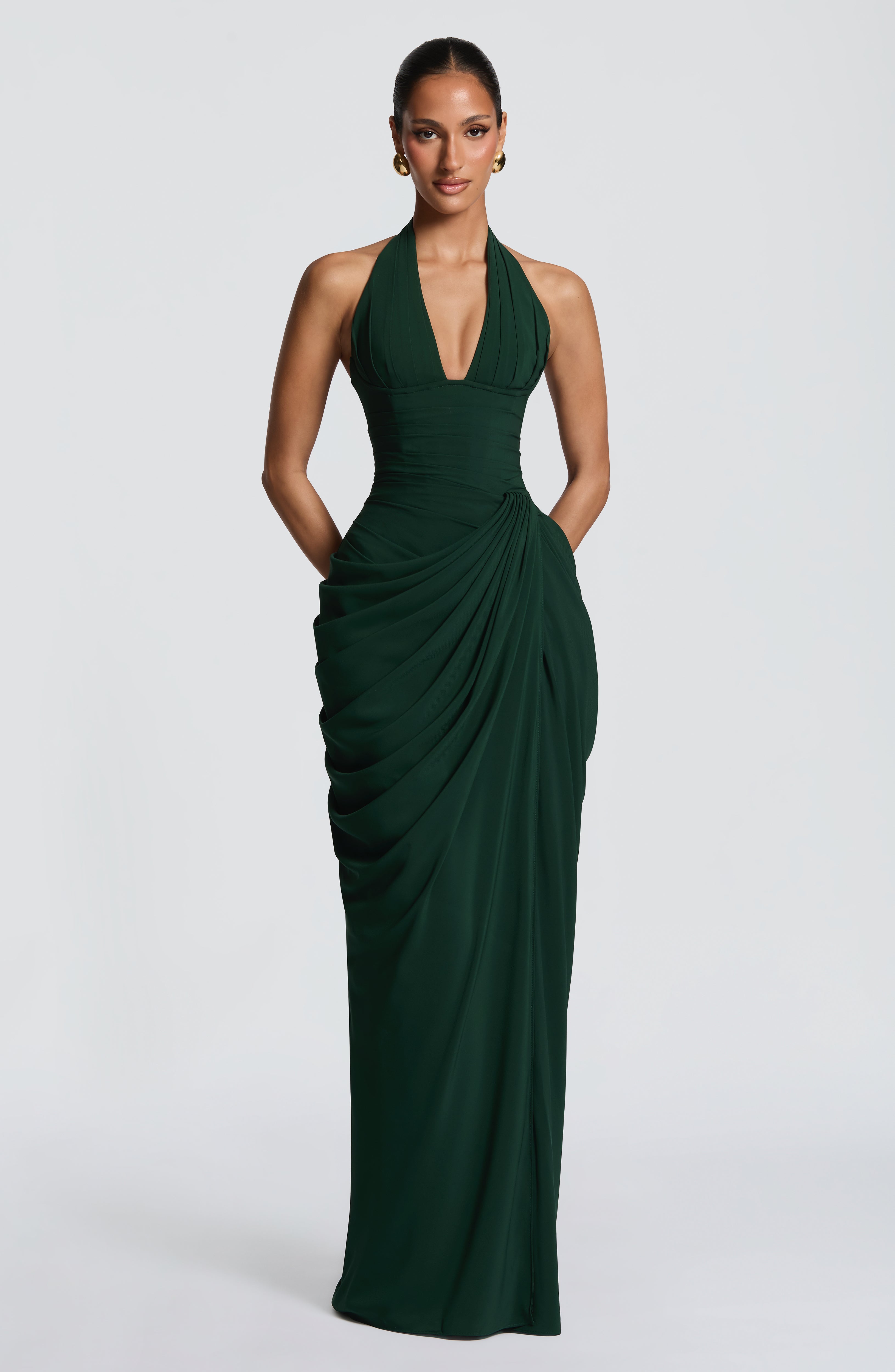 Minette Maxi Dress - Emerald – Ansicht 3