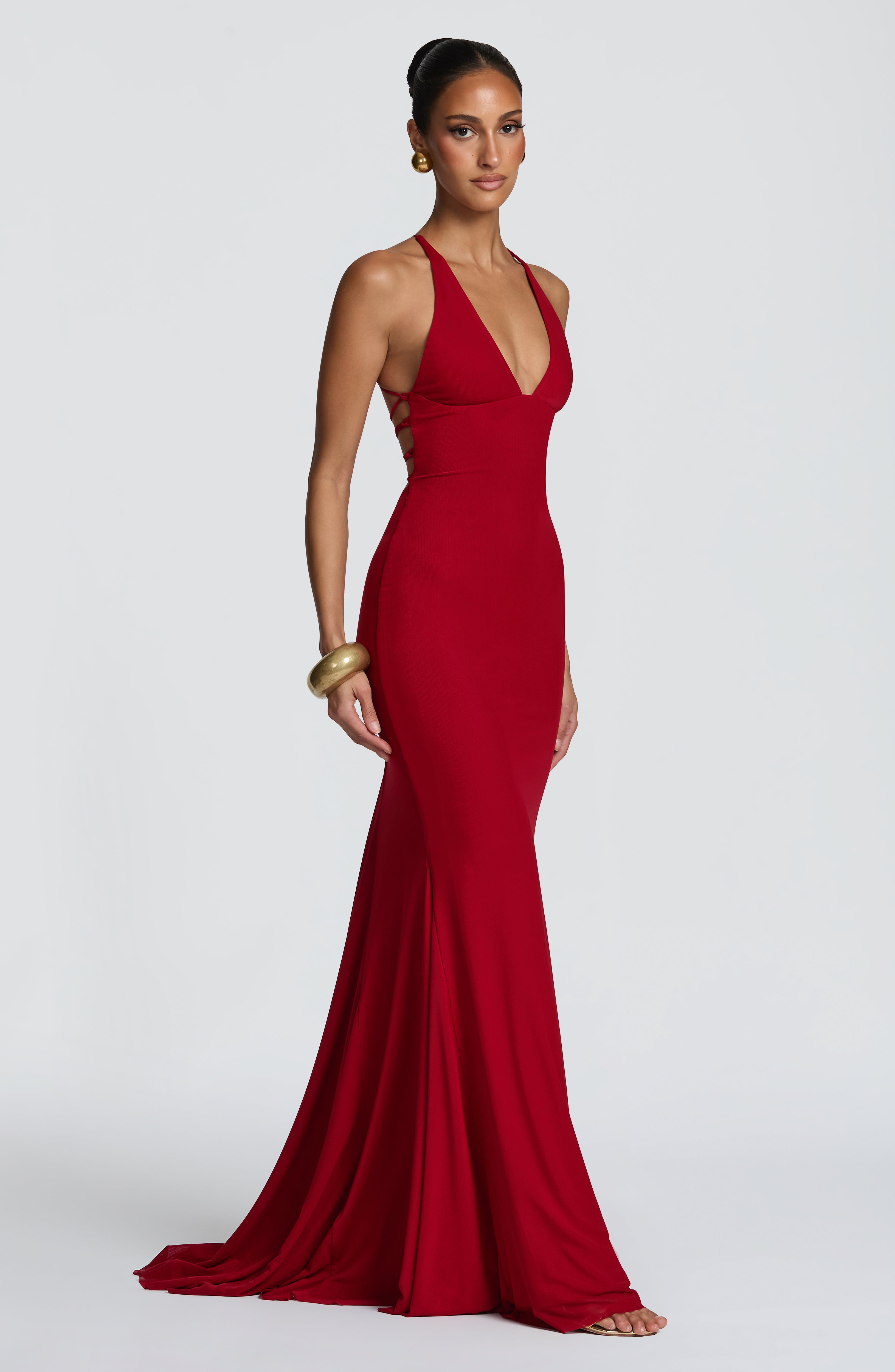 Olenia Gown - Deep Red – Ansicht 3