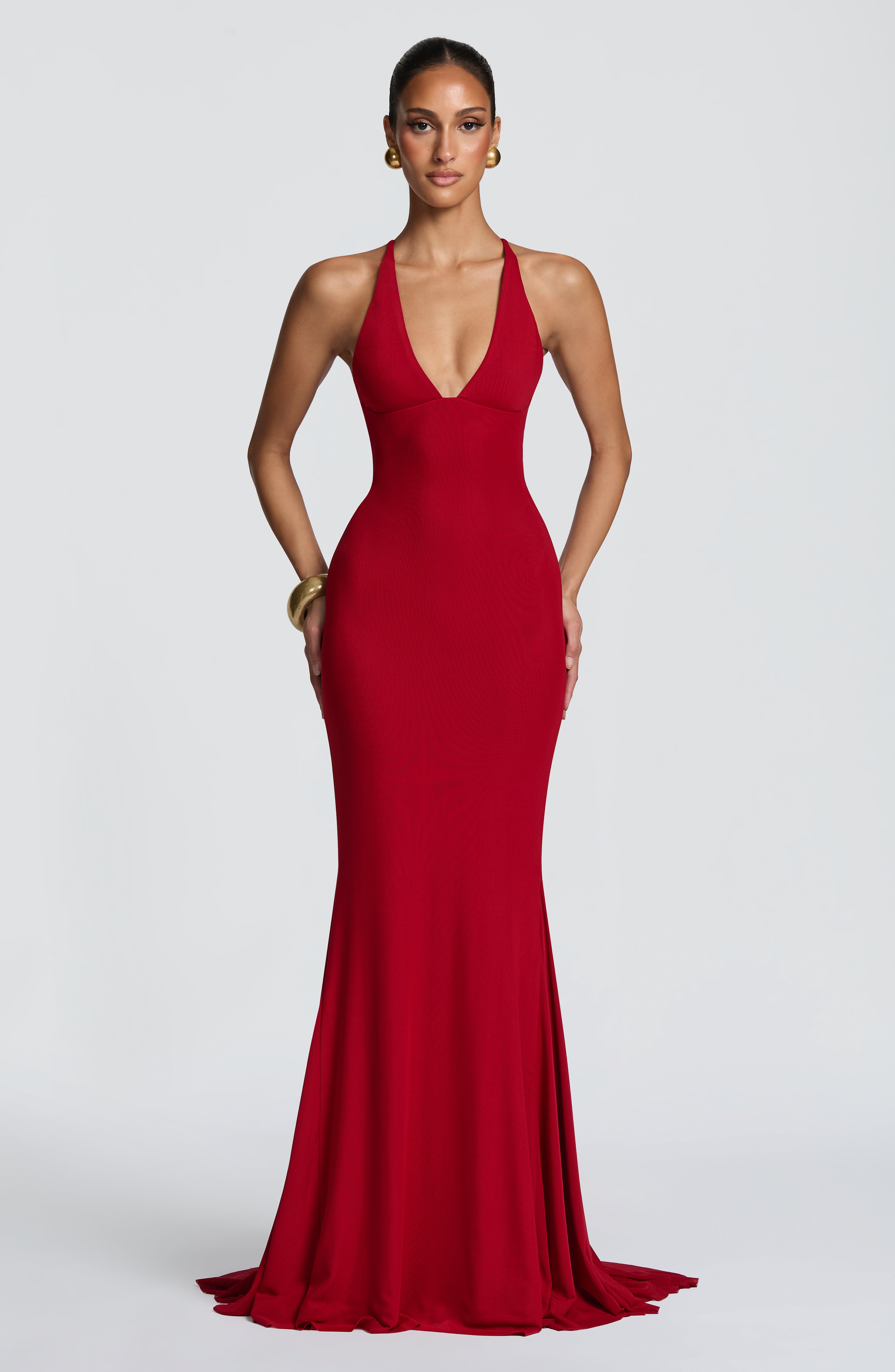 Olenia Gown - Deep Red – Ansicht 1