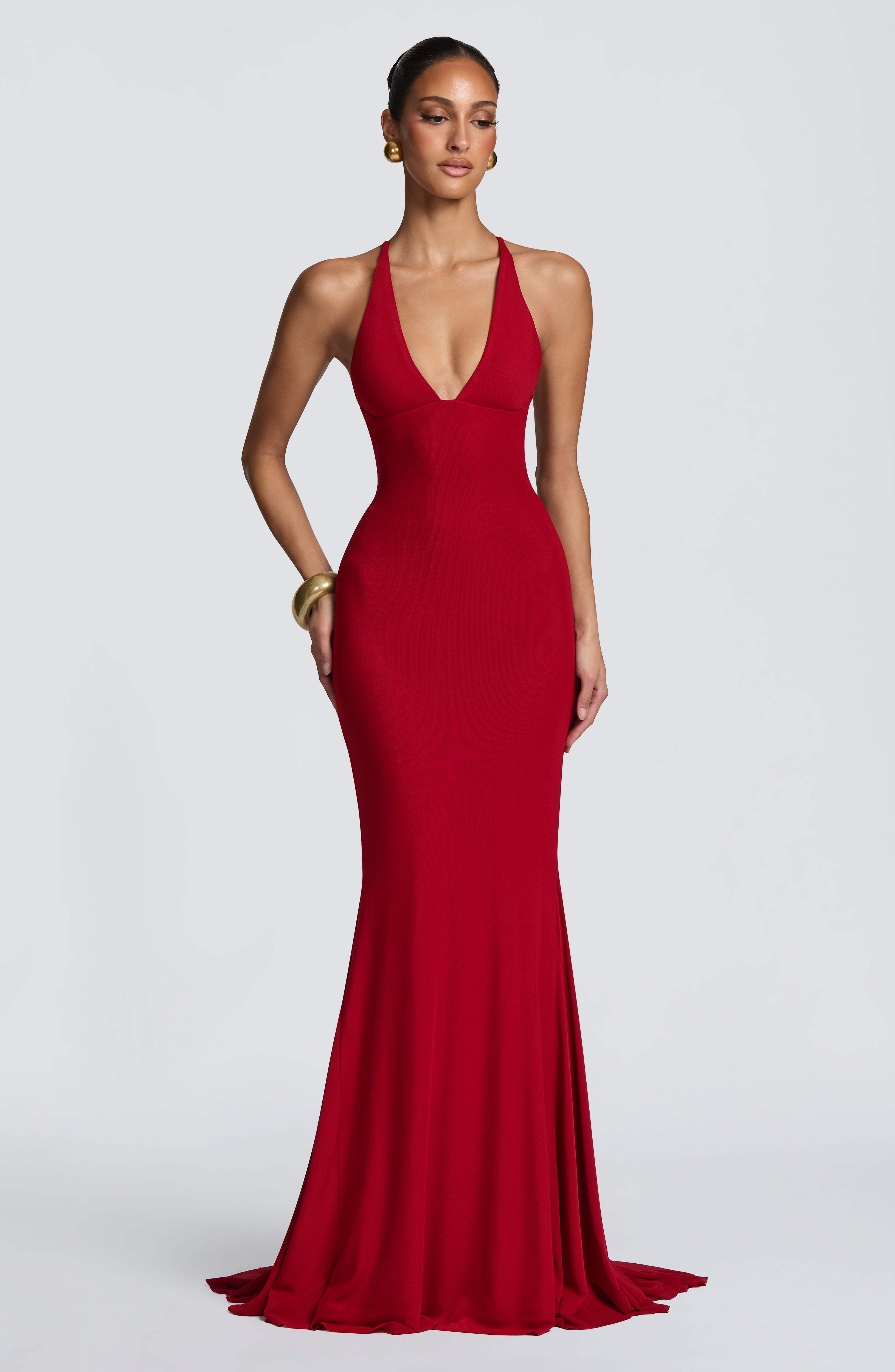 Olenia Gown - Deep Red – Ansicht 8