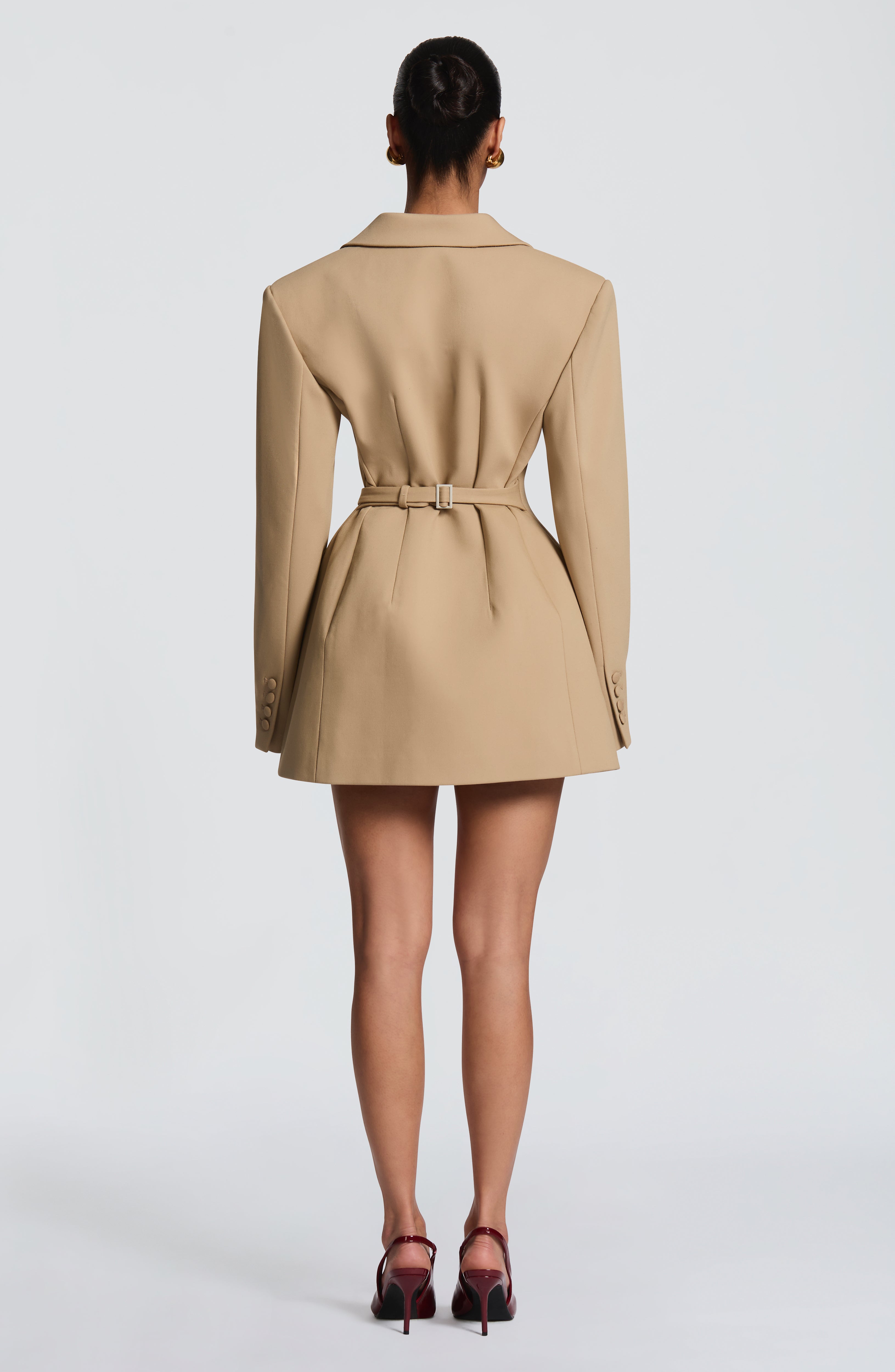 Elvira Mini Dress - Sand – Ansicht 3