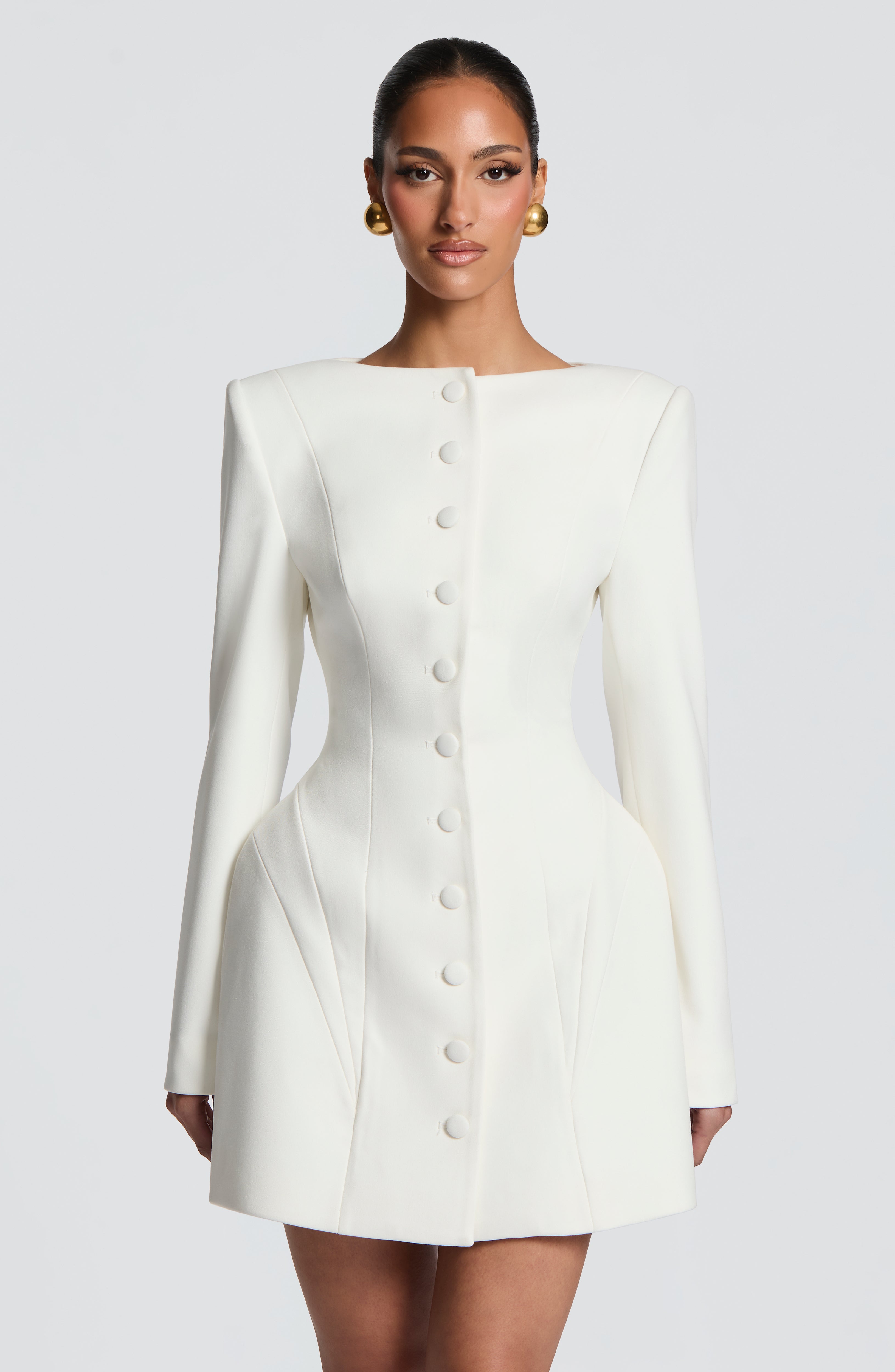 Azzurra Mini Dress - Ivory – Ansicht 2