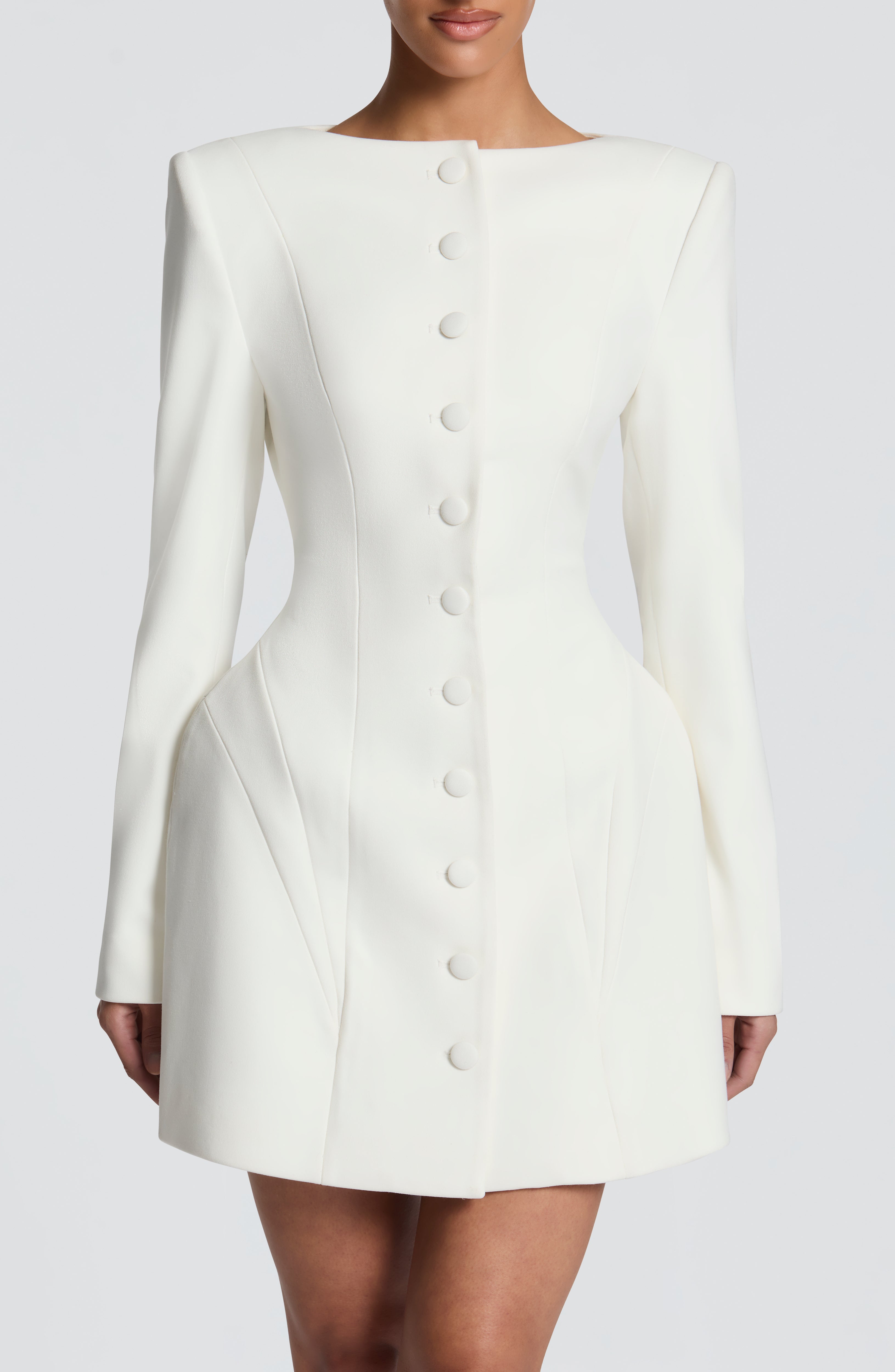 Azzurra Mini Dress - Ivory – Ansicht 4