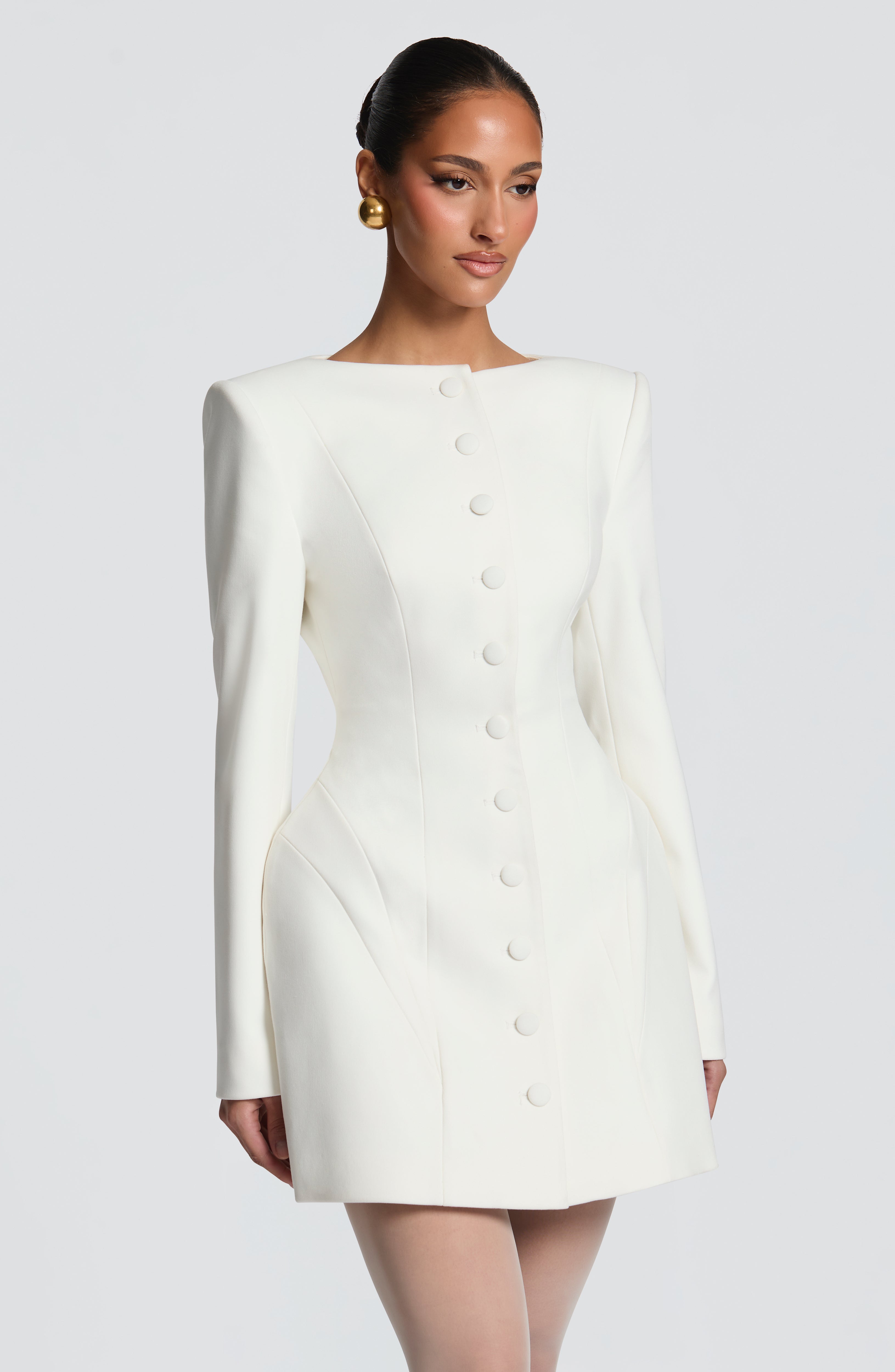 Azzurra Mini Dress - Ivory – Ansicht 11